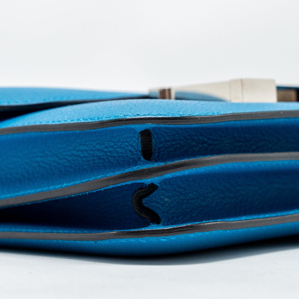 HERMES MINI CONSTANCE EVERCOLOR B3 BLEU ZANZIBAR SHW