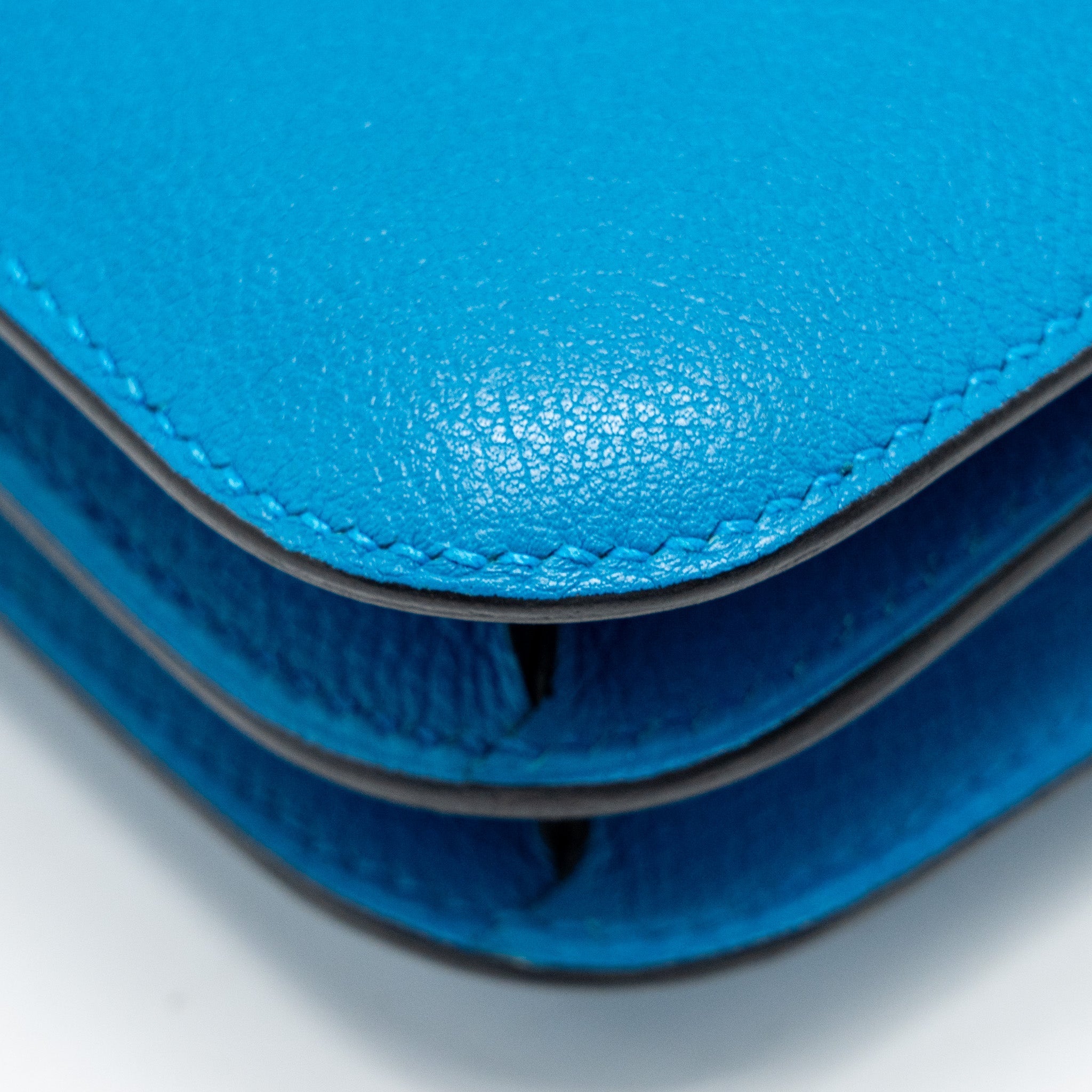 HERMES MINI CONSTANCE EVERCOLOR B3 BLEU ZANZIBAR SHW