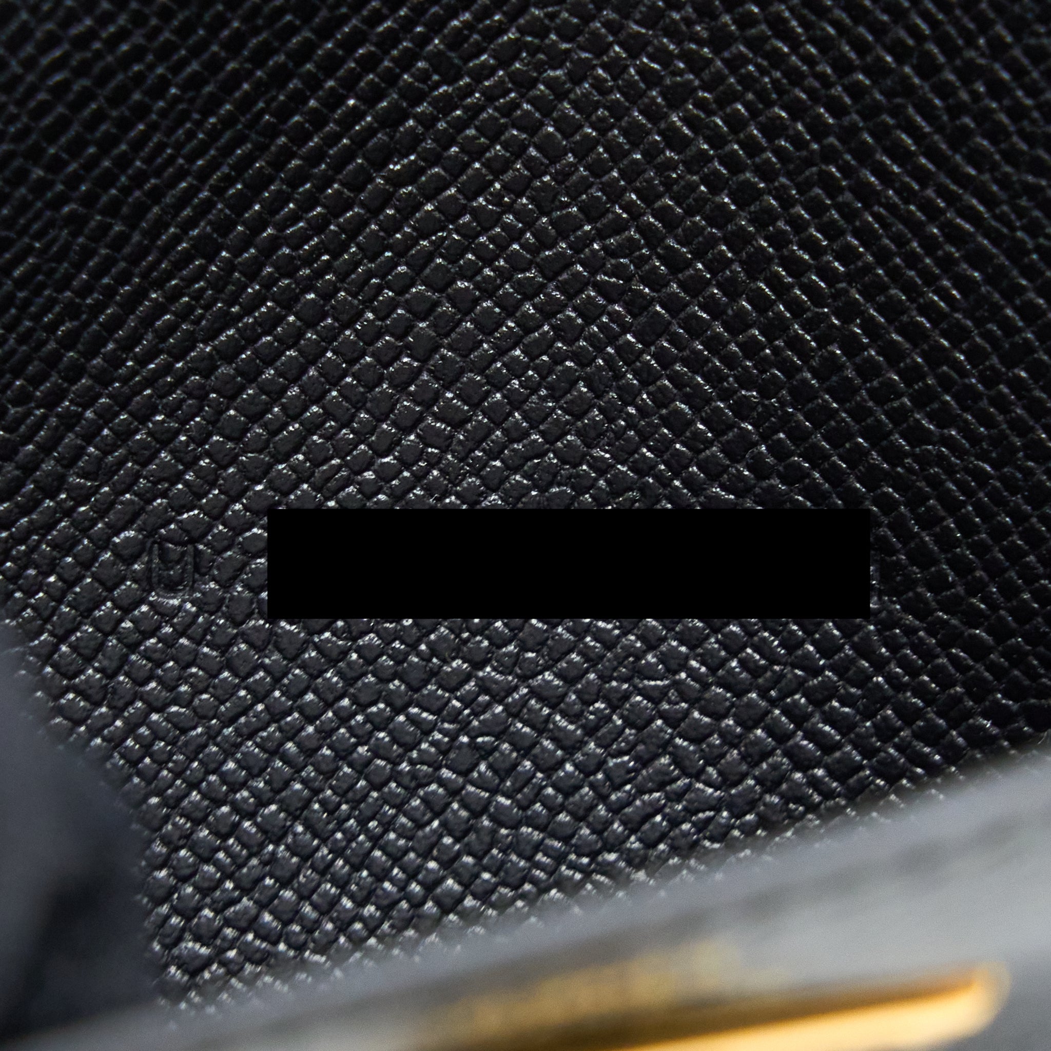 HERMES KELLY POCKET COMPACT MADAME BLACK GHW