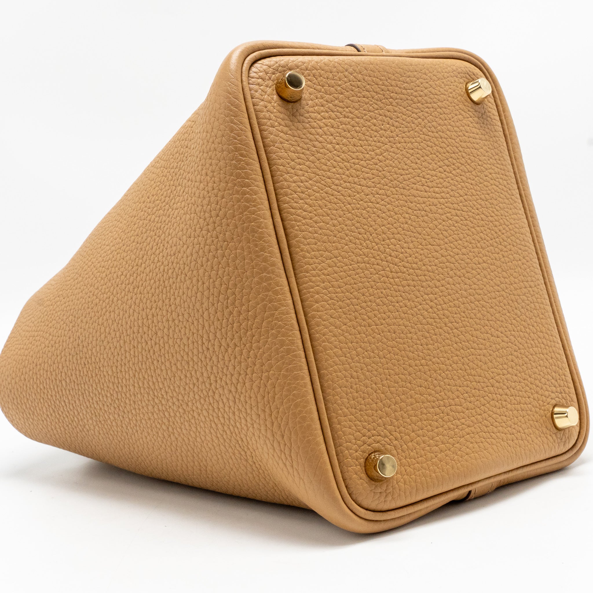 HERMES PICOTIN 18 LOCK BAG CLEMENCE 4B BISCUIT GHW