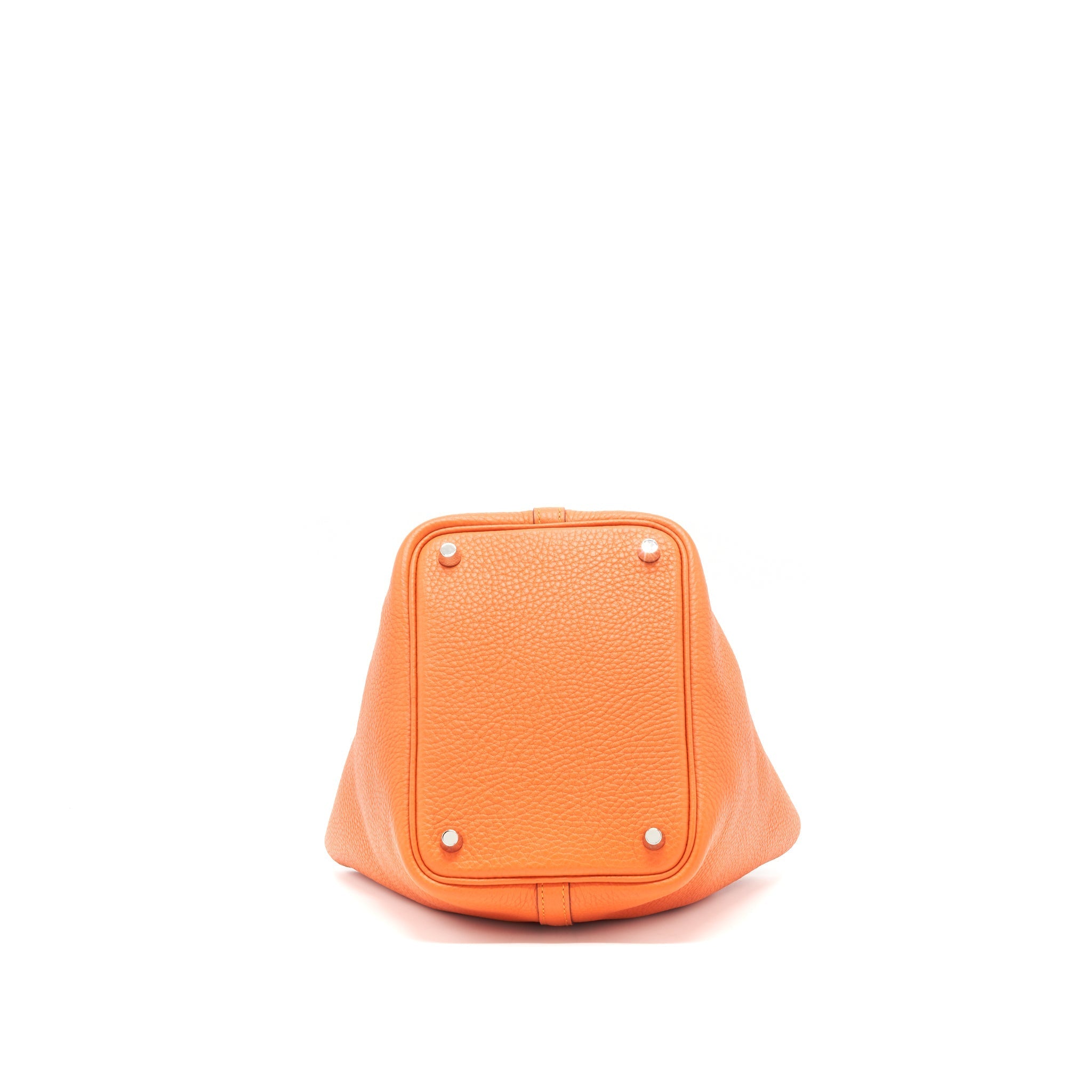 HERMES PICOTIN 18 LOCK BAG ORANGE SHW