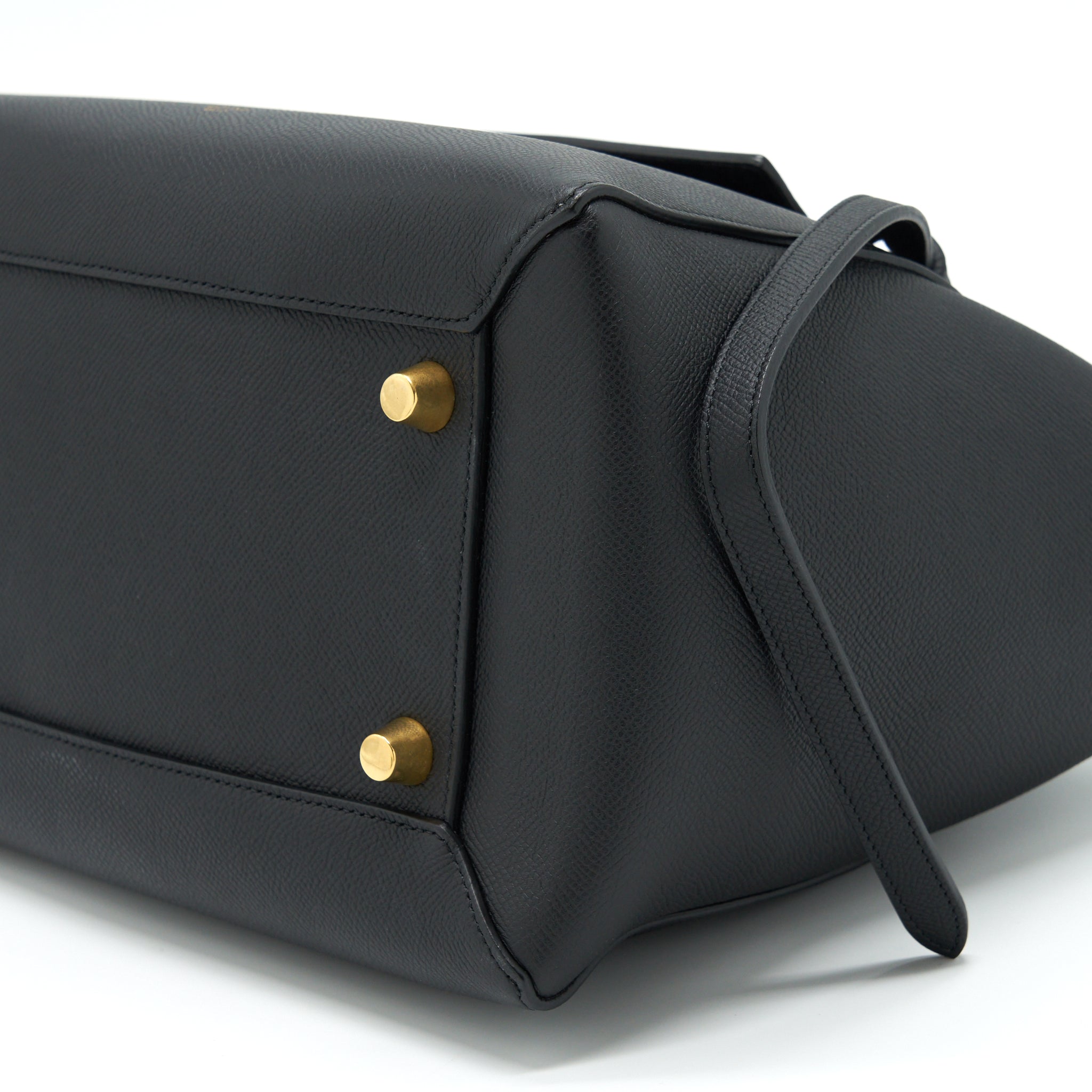 CELINE MINI BELT BAG GRAINED CALFSKIN BLACK GHW