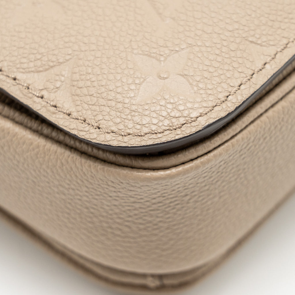 LOUIS VUITTON POCHETTE METIS MONOGRAM EMPREINTE TOURTERELLE GHW