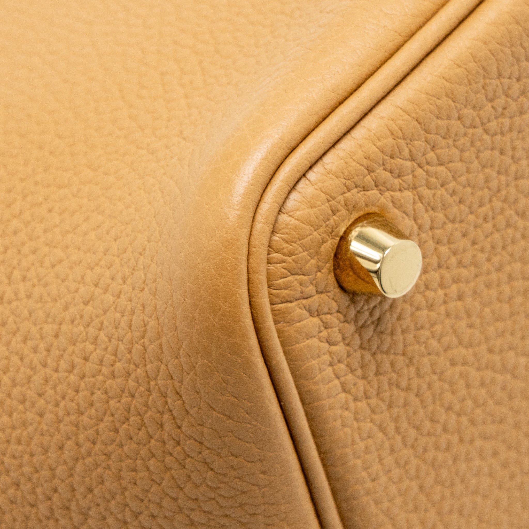 HERMES PICOTIN 18 LOCK BAG CLEMENCE 4B BISCUIT GHW