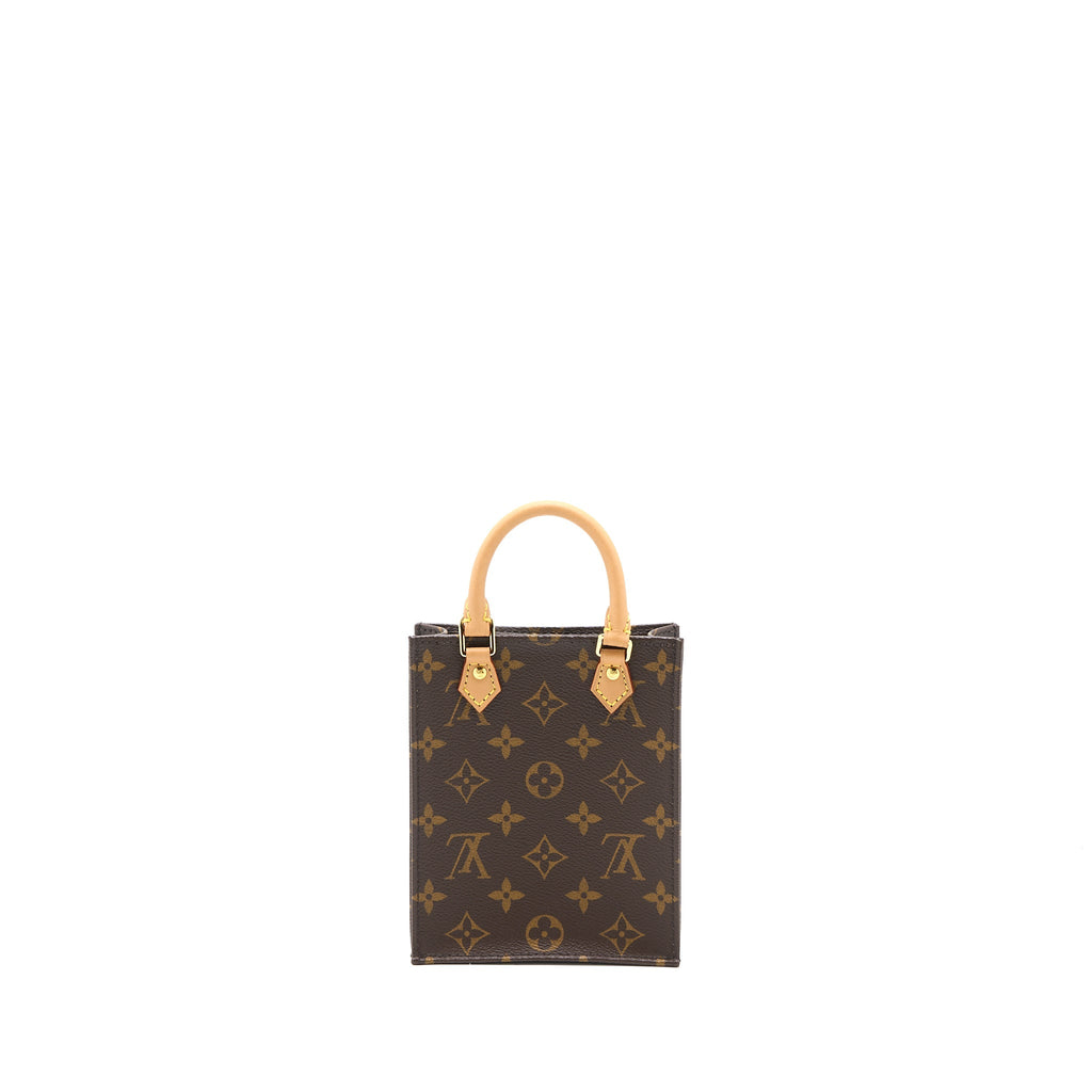 LOUIS VUITTON PETIT SAC PLAT MONOGRAM CANVAS GHW