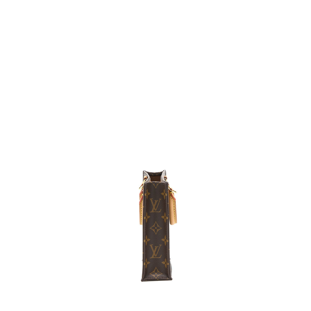 LOUIS VUITTON PETIT SAC PLAT MONOGRAM CANVAS GHW