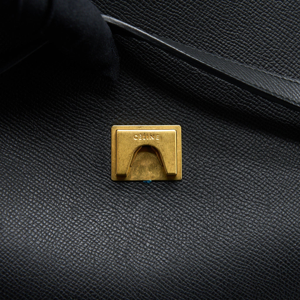 CELINE MINI BELT BAG GRAINED CALFSKIN BLACK GHW