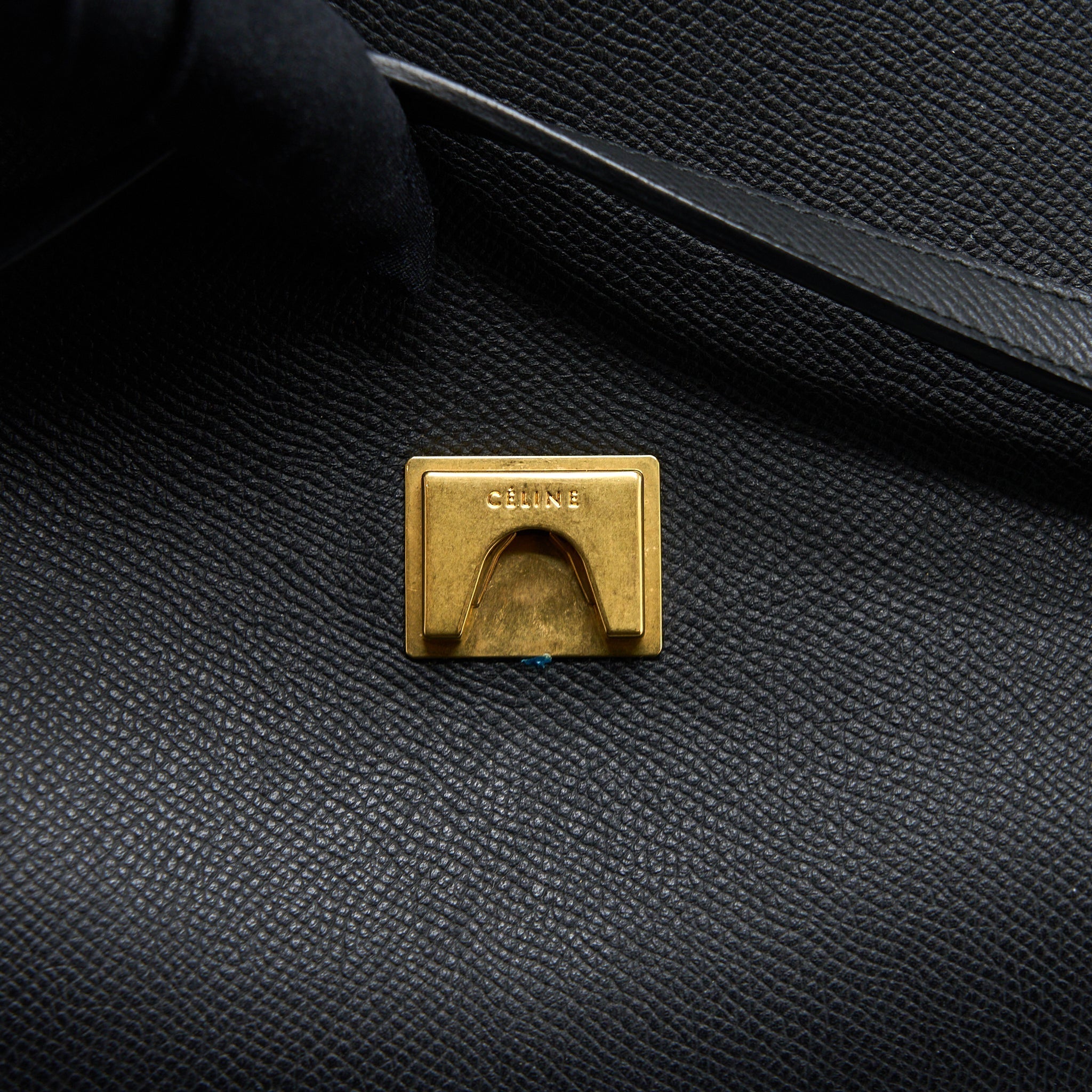 CELINE MINI BELT BAG GRAINED CALFSKIN BLACK GHW