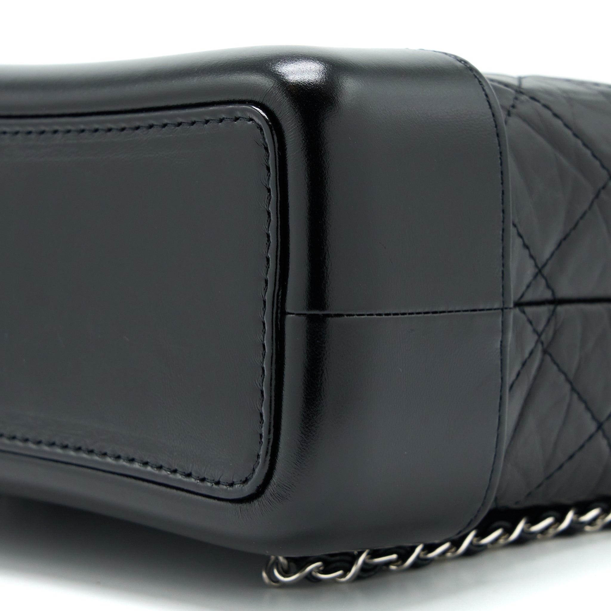CHANEL SMALL GABRIELLE BACKPACK CALFSKIN BLACK MULTICOLOUR HARDWARE (MICROCHIP)