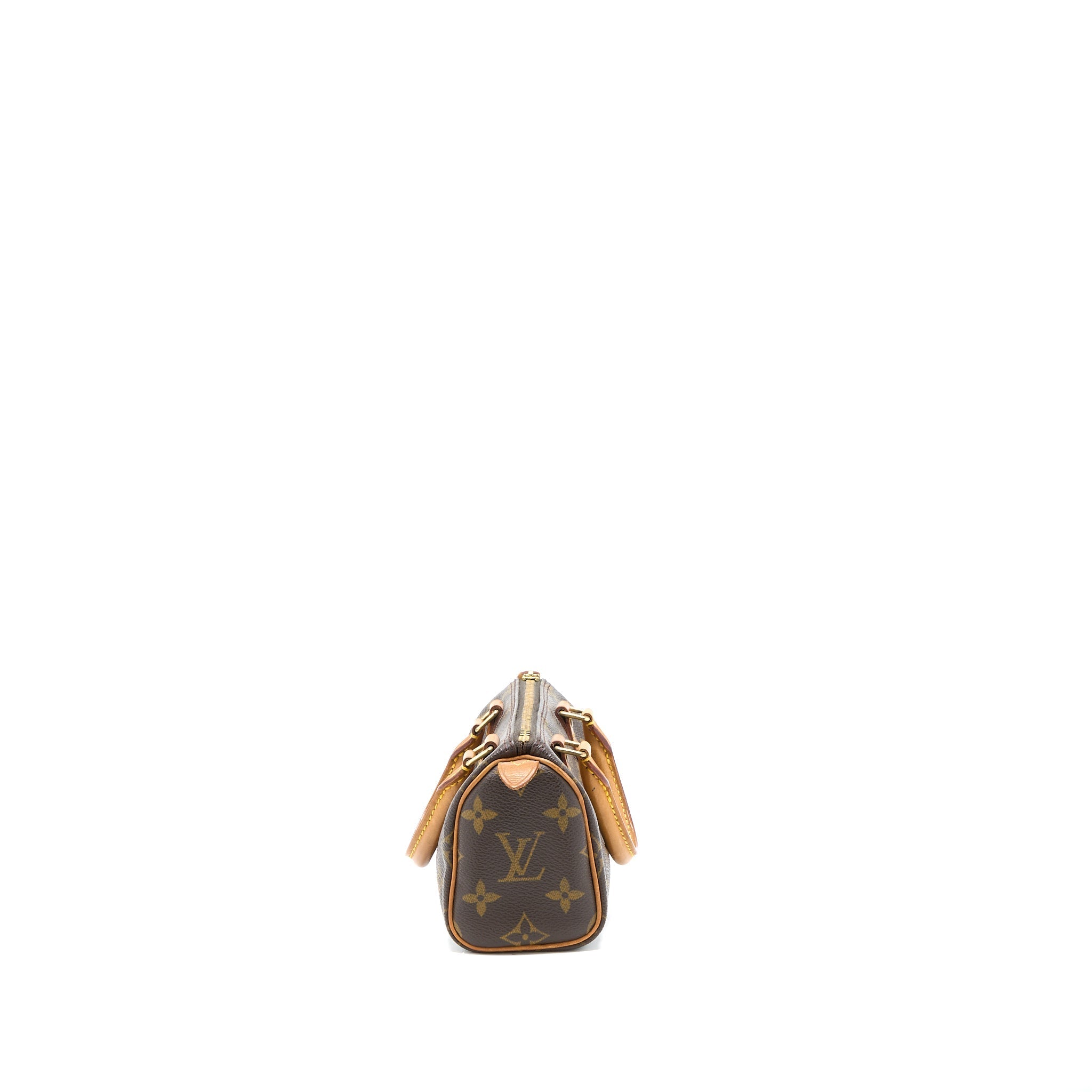 LOUIS VUITTON VINTAGE NANO SPEEDY MONOGRAM CANVAS GHW