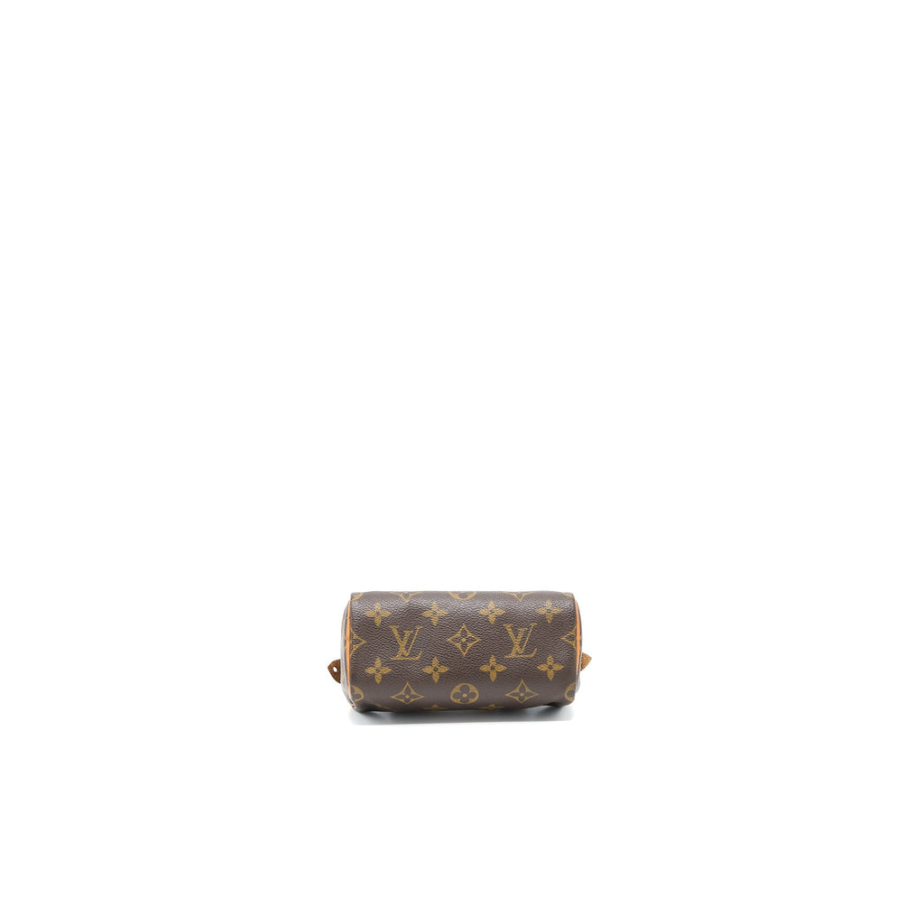 LOUIS VUITTON VINTAGE NANO SPEEDY MONOGRAM CANVAS GHW