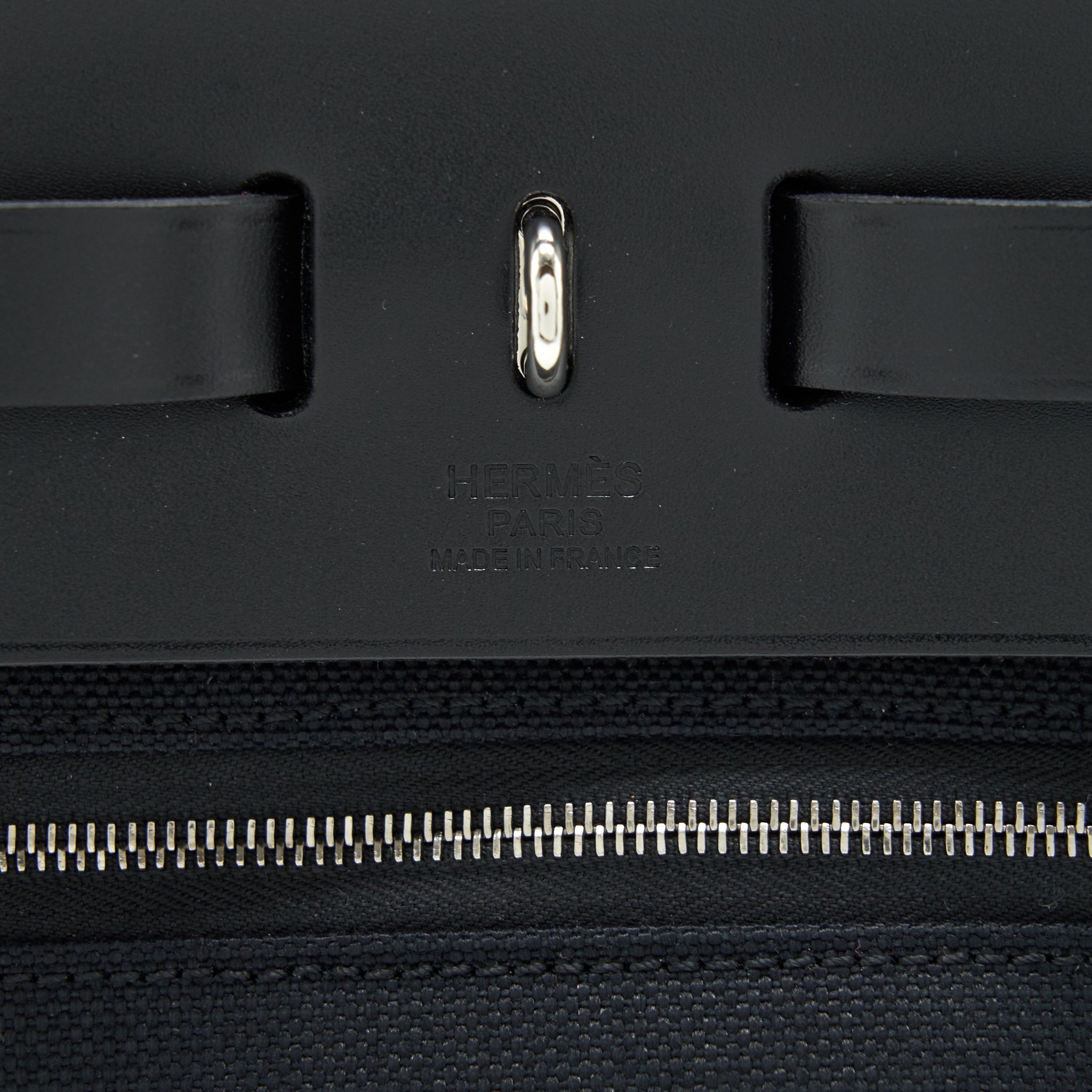 HERMES HERBAG ZIP 31 RETOURNE BAG NOIR