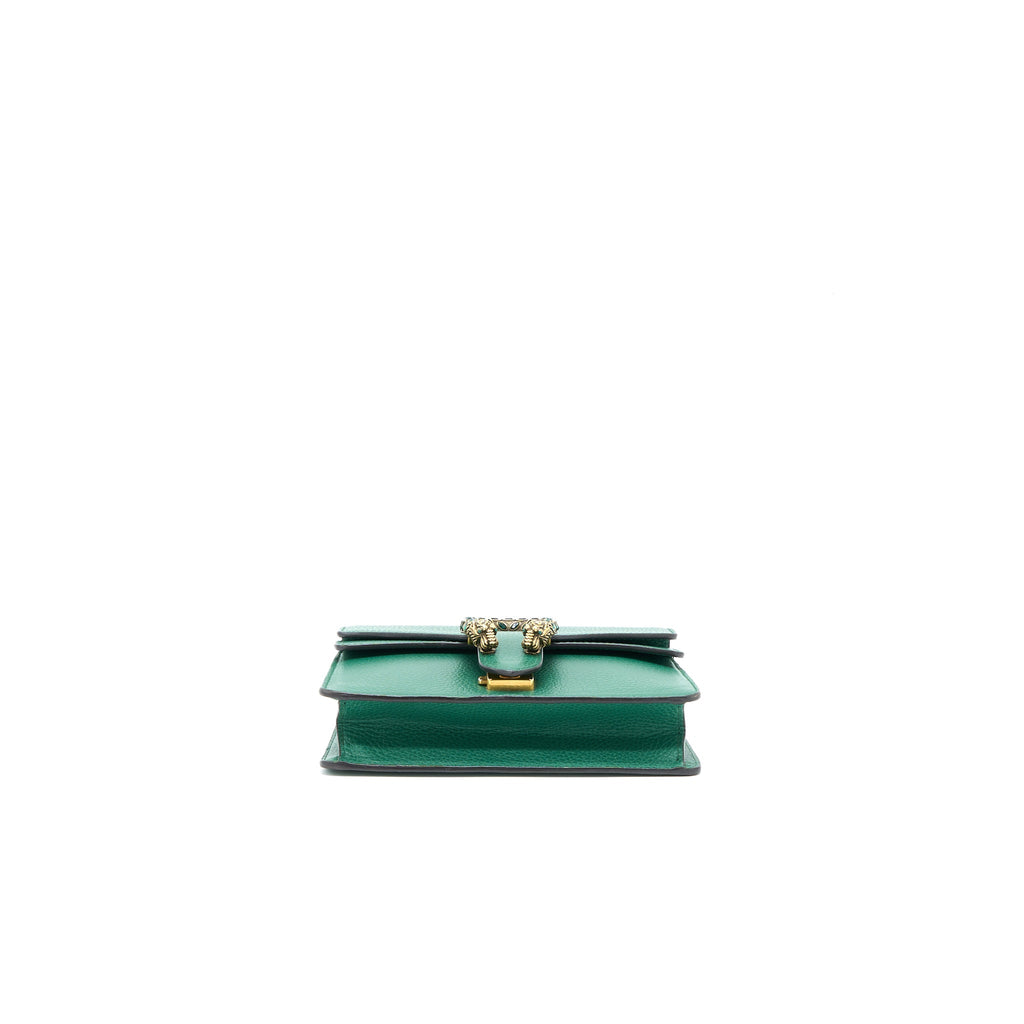 GUCCI MINI DIONYSUS BAG CALFSKIN GREEN GHW