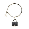 CHANEL 21B BELT BAG CAVIAR BLACK LGHW