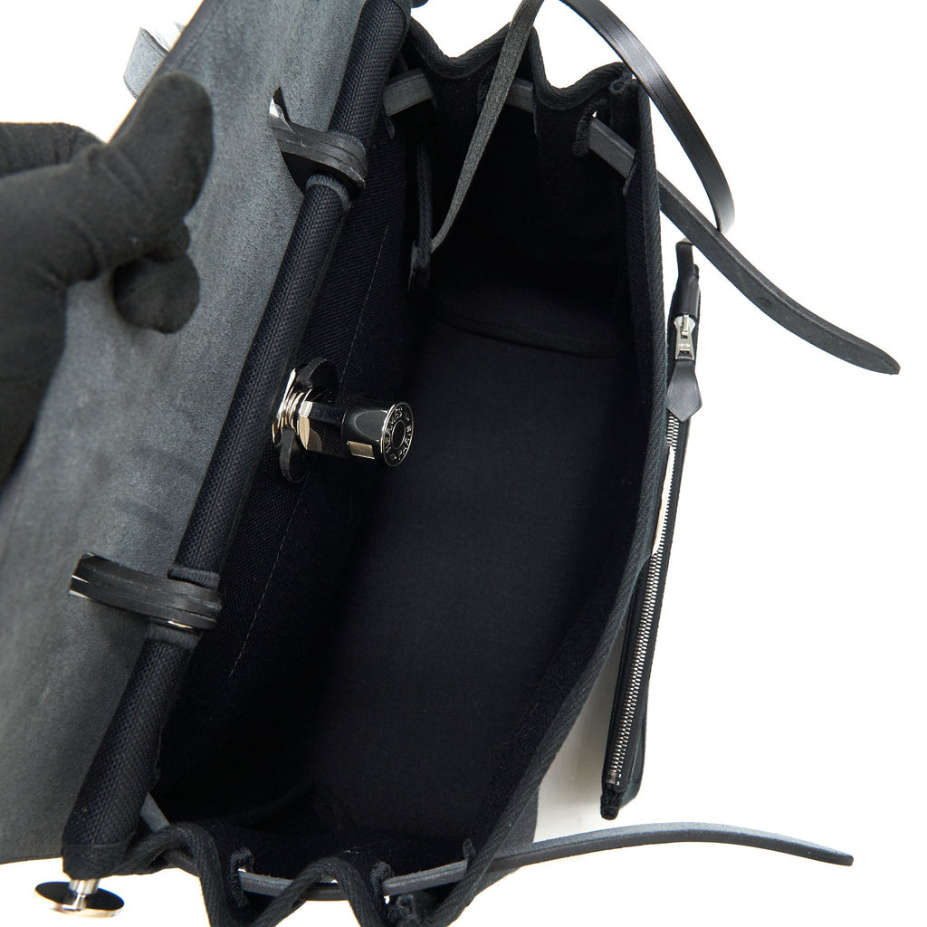 HERMES HERBAG ZIP 31 RETOURNE BAG NOIR