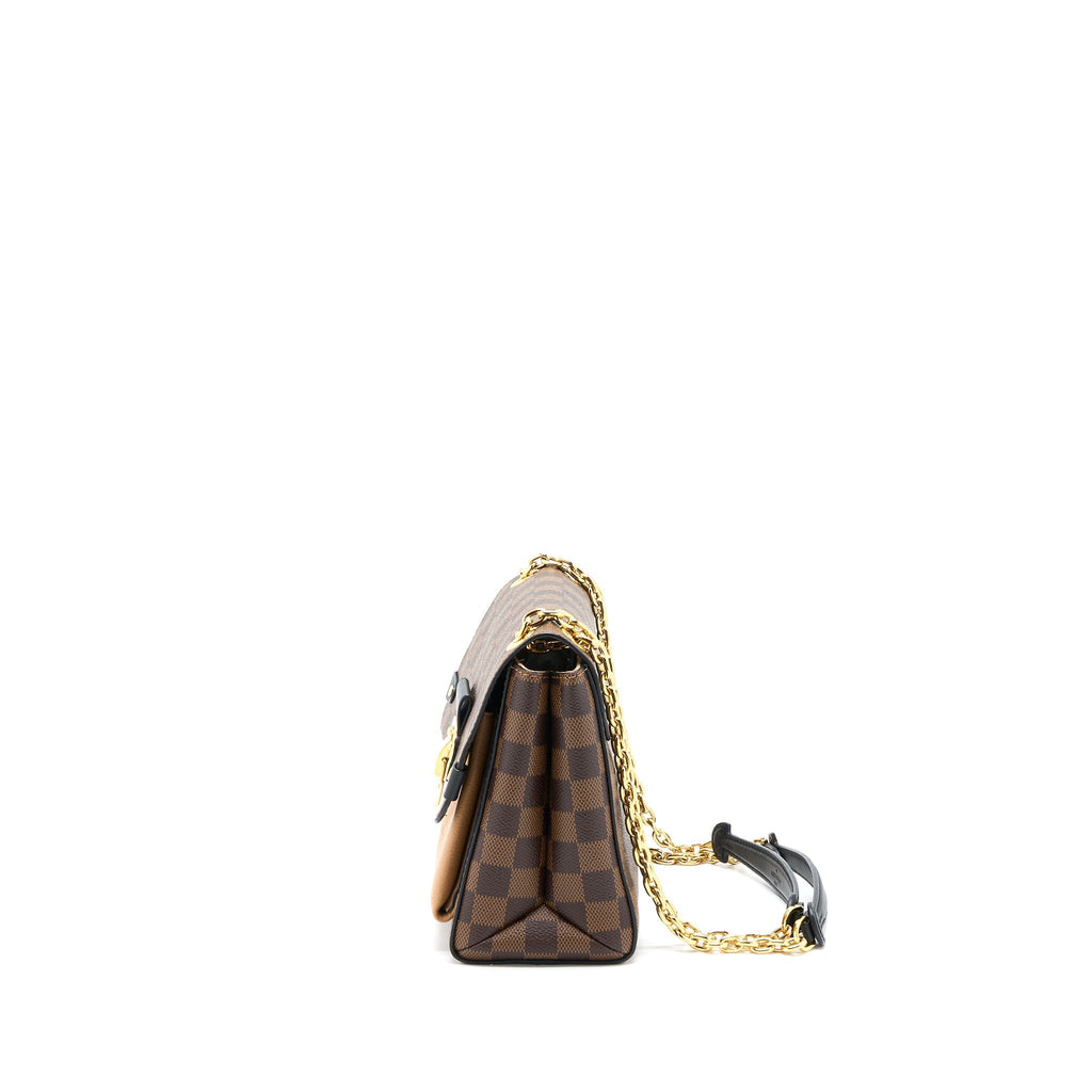 LOUIS VUITTON VAVIN PM DAMIER EBENE CANVAS BEIGE GHW