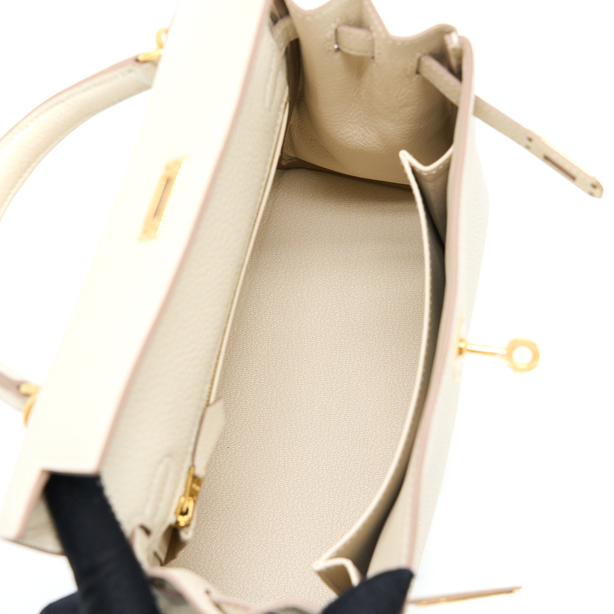 HERMES KELLY 25 TOGO CRAIE GHW