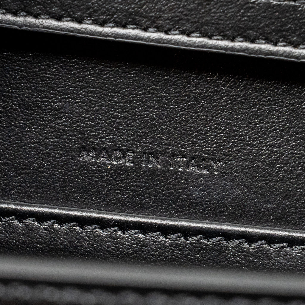 CELINE WALLET ON CHAIN MARGO CALFSKIN BLACK GHW