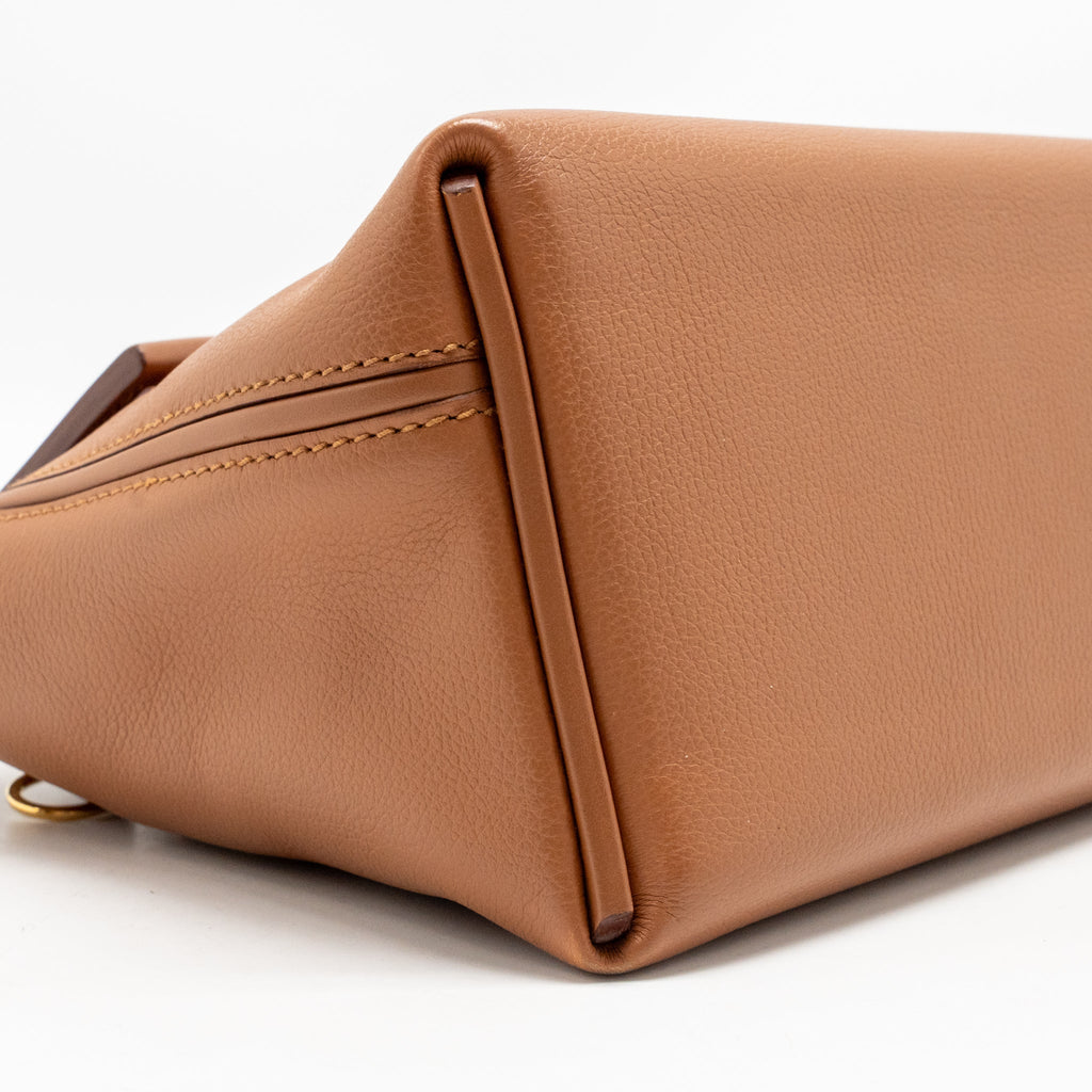 HERMES MINI 24/24 2424-21 BAG EVERCOLOR GOLD GHW
