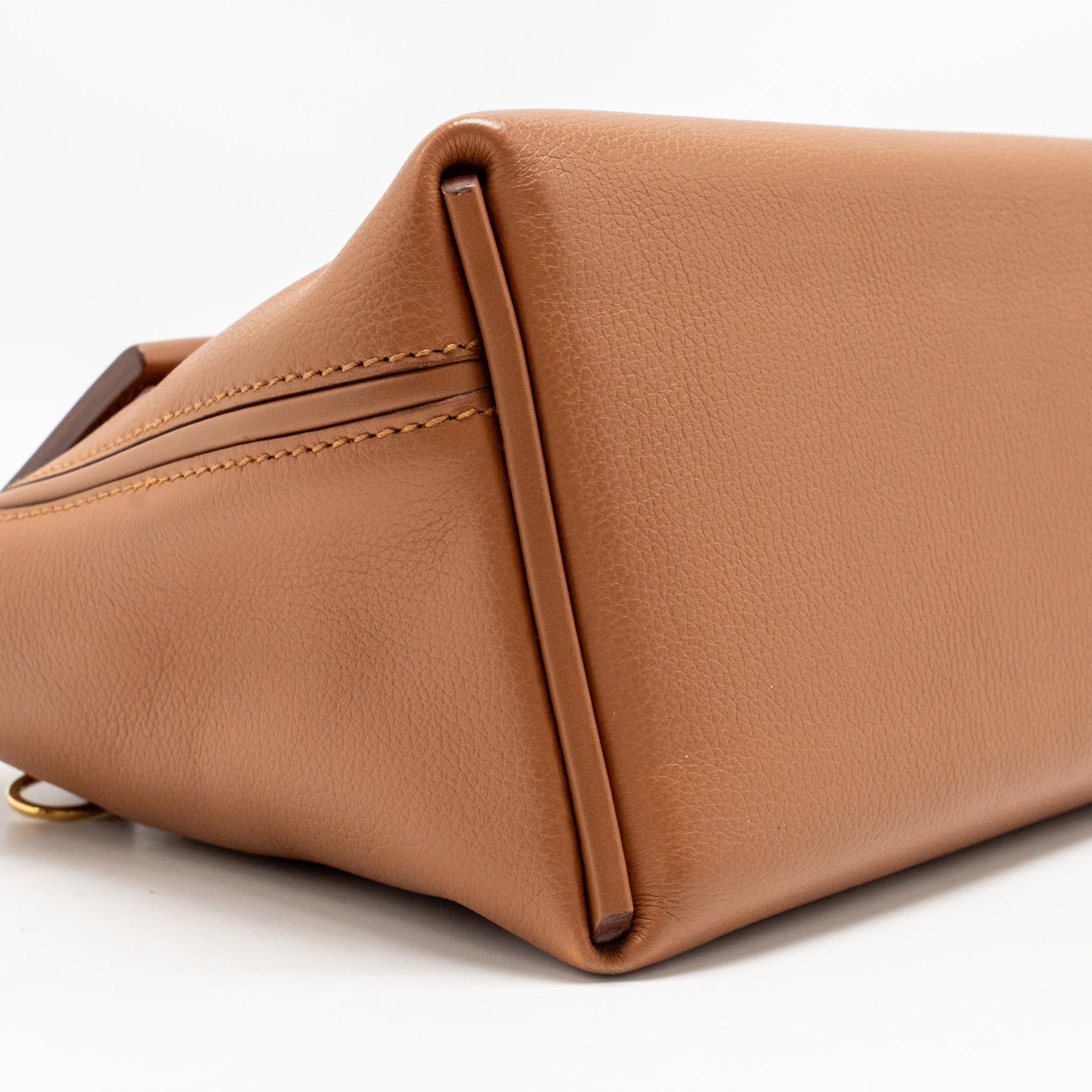 HERMES MINI 24/24 2424-21 BAG EVERCOLOR GOLD GHW