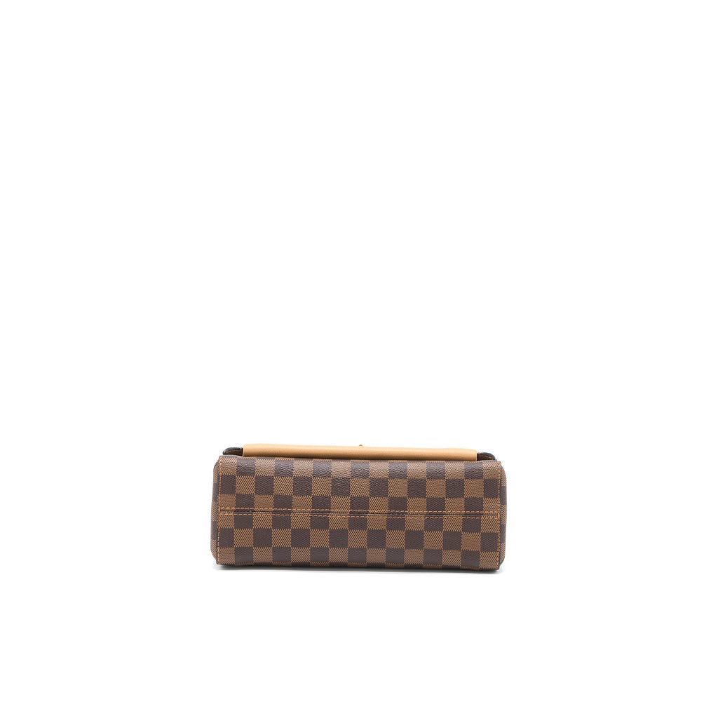 LOUIS VUITTON VAVIN PM DAMIER EBENE CANVAS BEIGE GHW