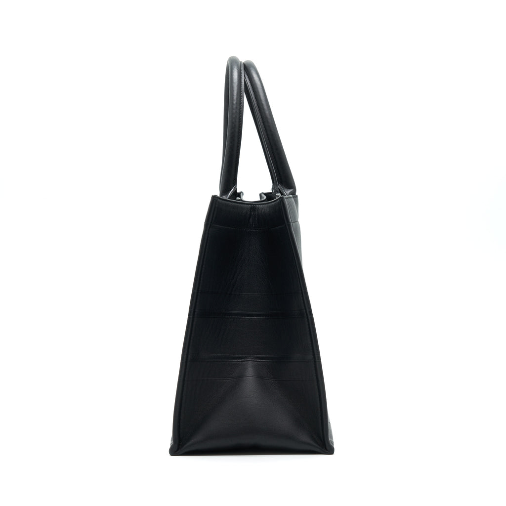 DIOR SMALL LEATHER BOOKTOTE SO BLACK