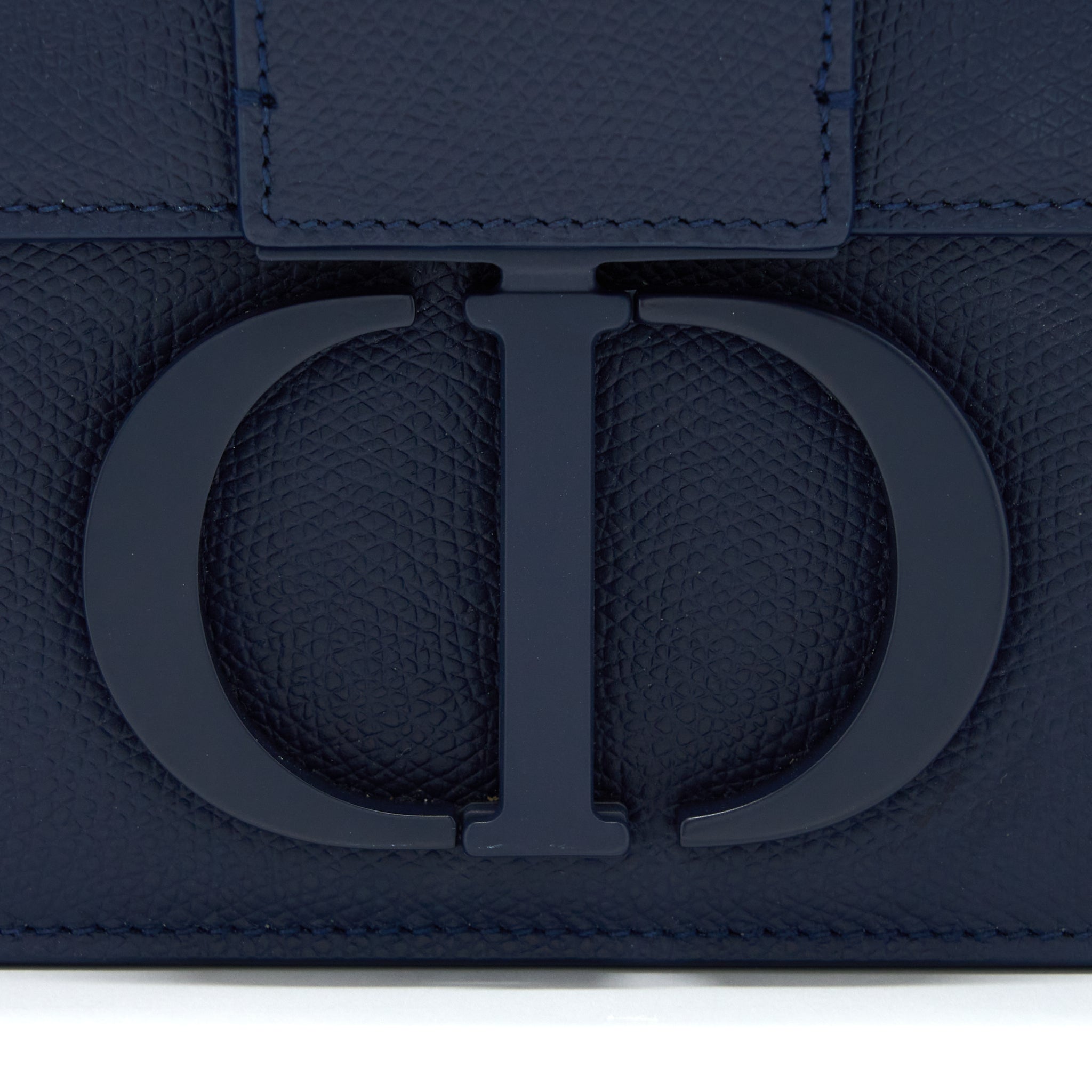DIOR MONTAIGNE 30 CALFSKIN NAVY WITH BLACK HARDWARE