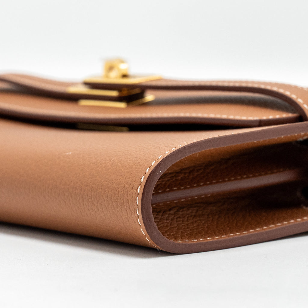 HERMES KELLY TO GO EVERCOLOR GOLD GHW