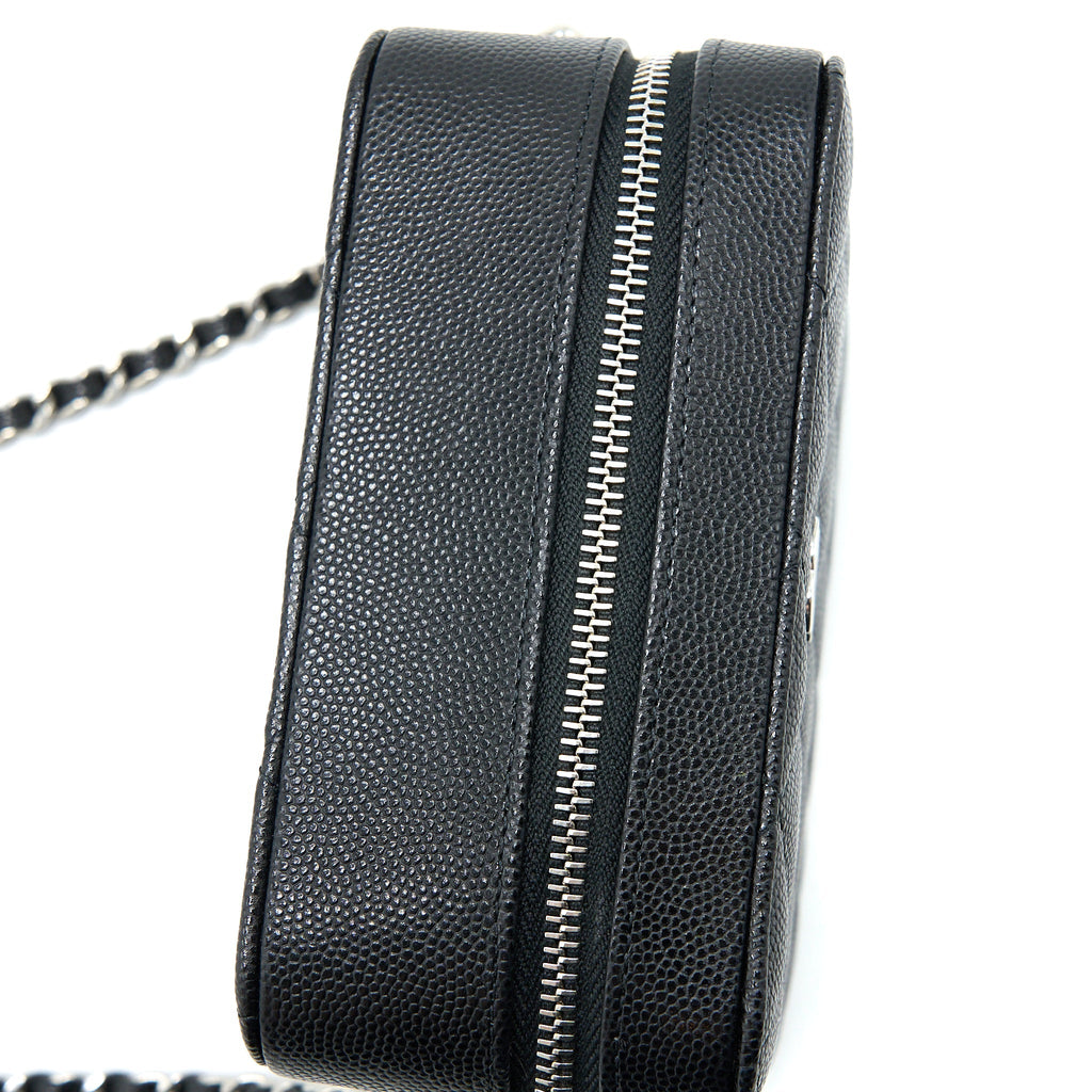CHANEL MINI CAMERA CASE CAVIAR BLACK SHW