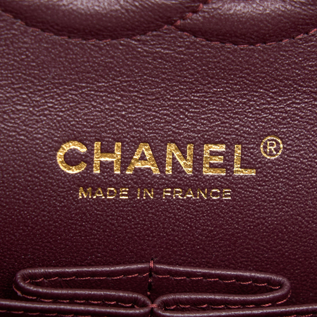 CHANEL CLASSIC DOUBLE FLAP BAG LAMBSKIN BLACK GHW