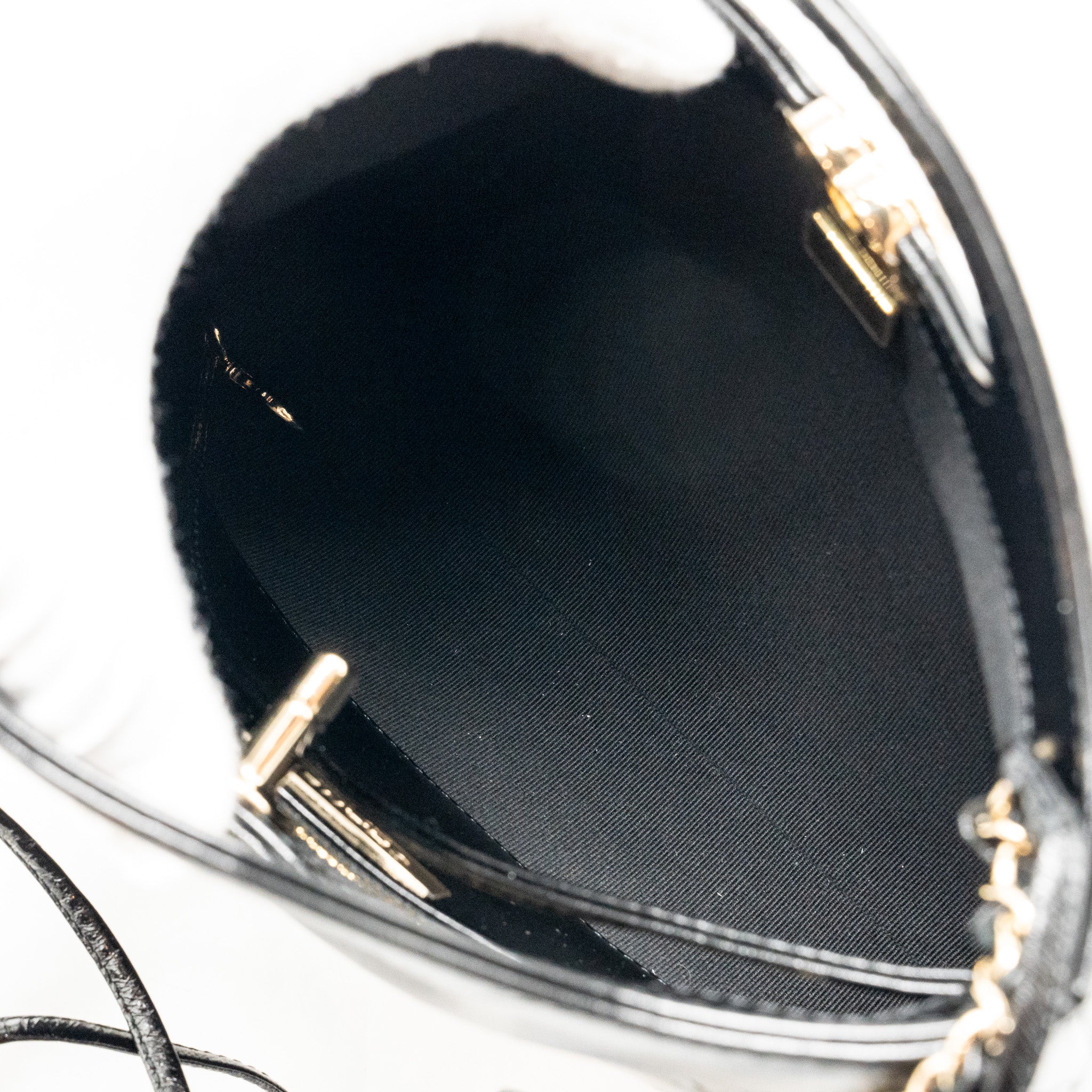 CHANEL MINI 31 BAG SHINY CALFSKIN BLACK LGHW (MICROCHIP)
