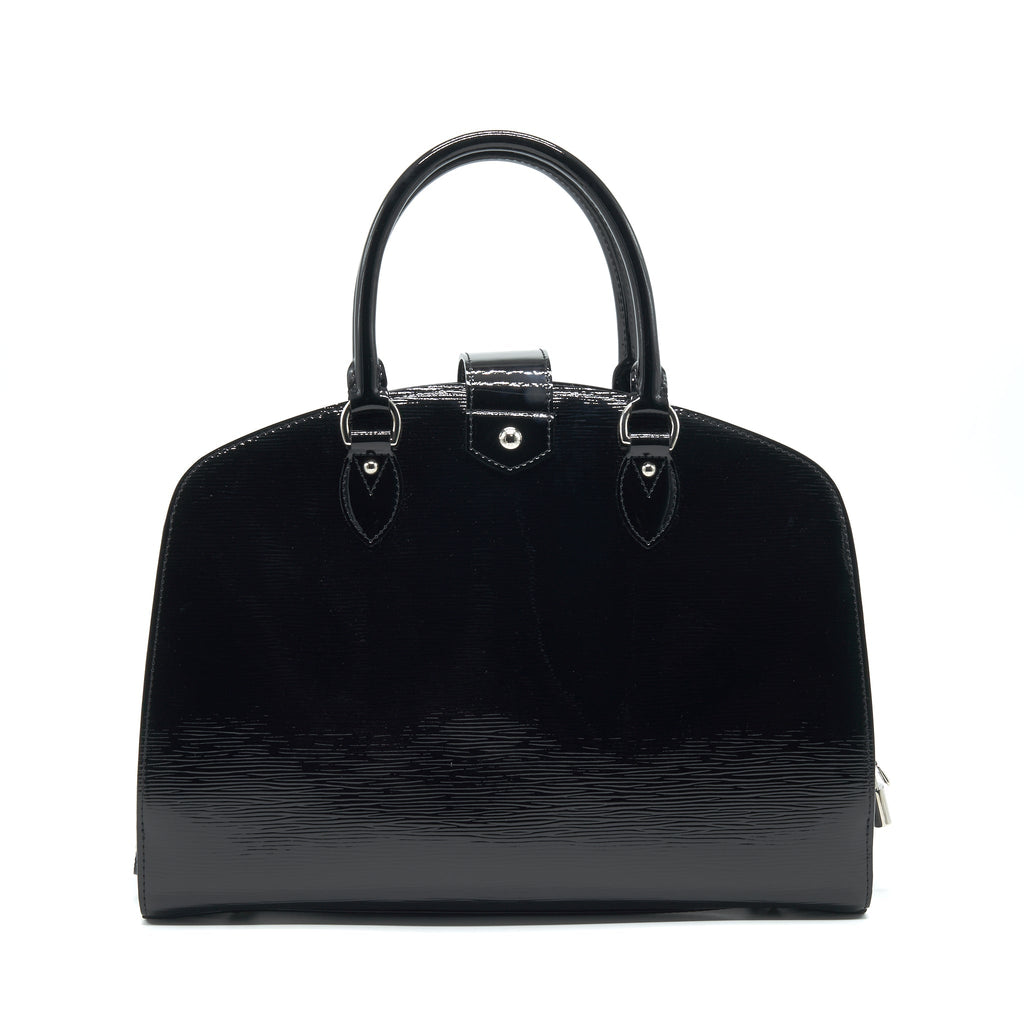 LOUIS VUITTON EPI TOTE BAG PATENT LEATHER BLACK SHW