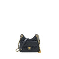 CHANEL SMALL HOBO BAG CAVIAR BLACK GHW (MICROCHIP)
