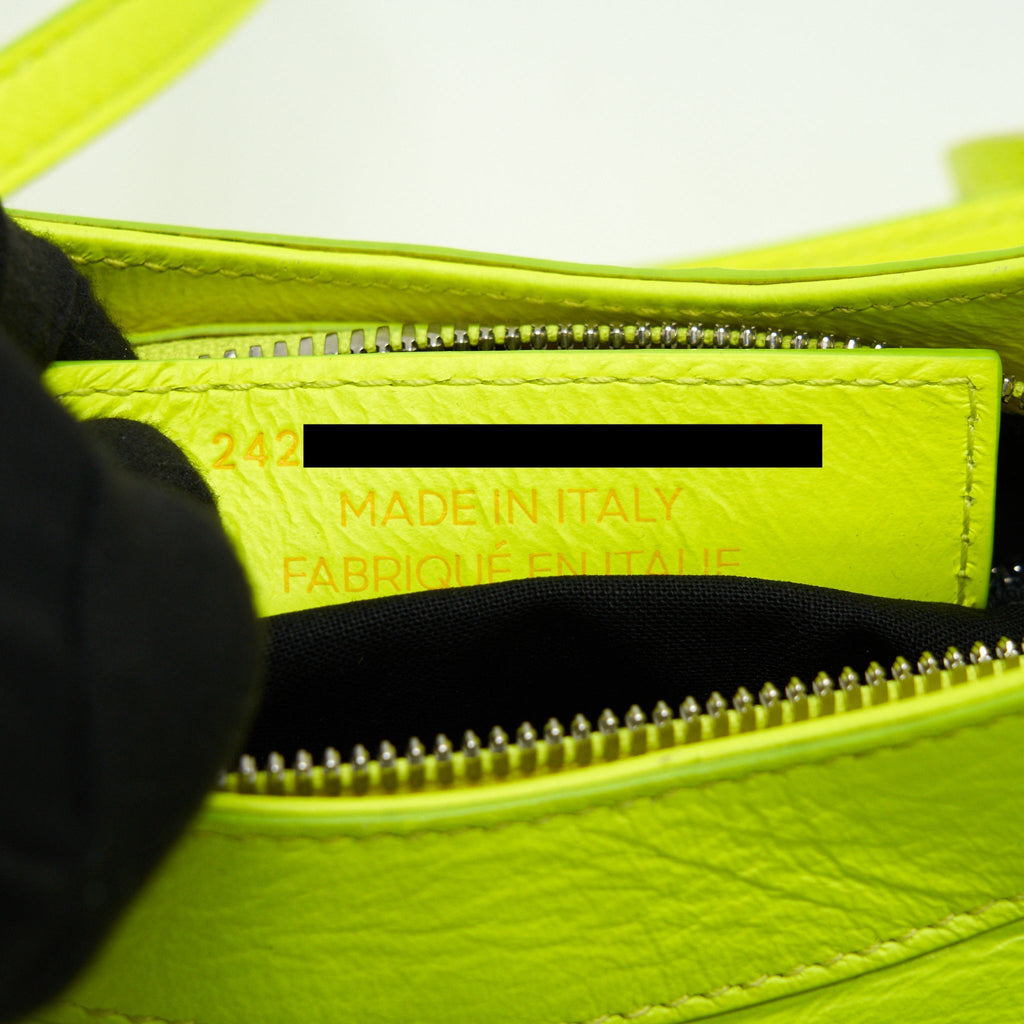 BALENCIAGA GIANT HIP BAG IN HOT YELLOW