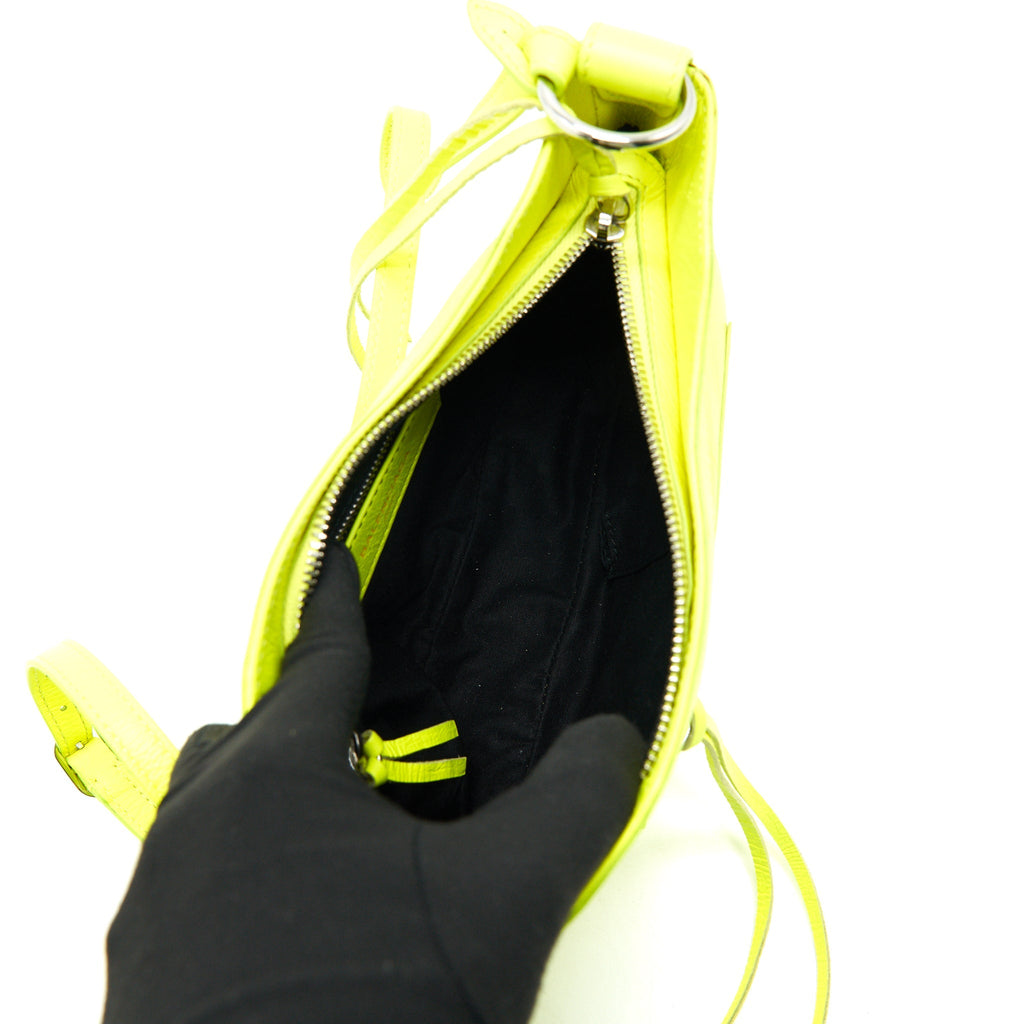 BALENCIAGA GIANT HIP BAG IN HOT YELLOW