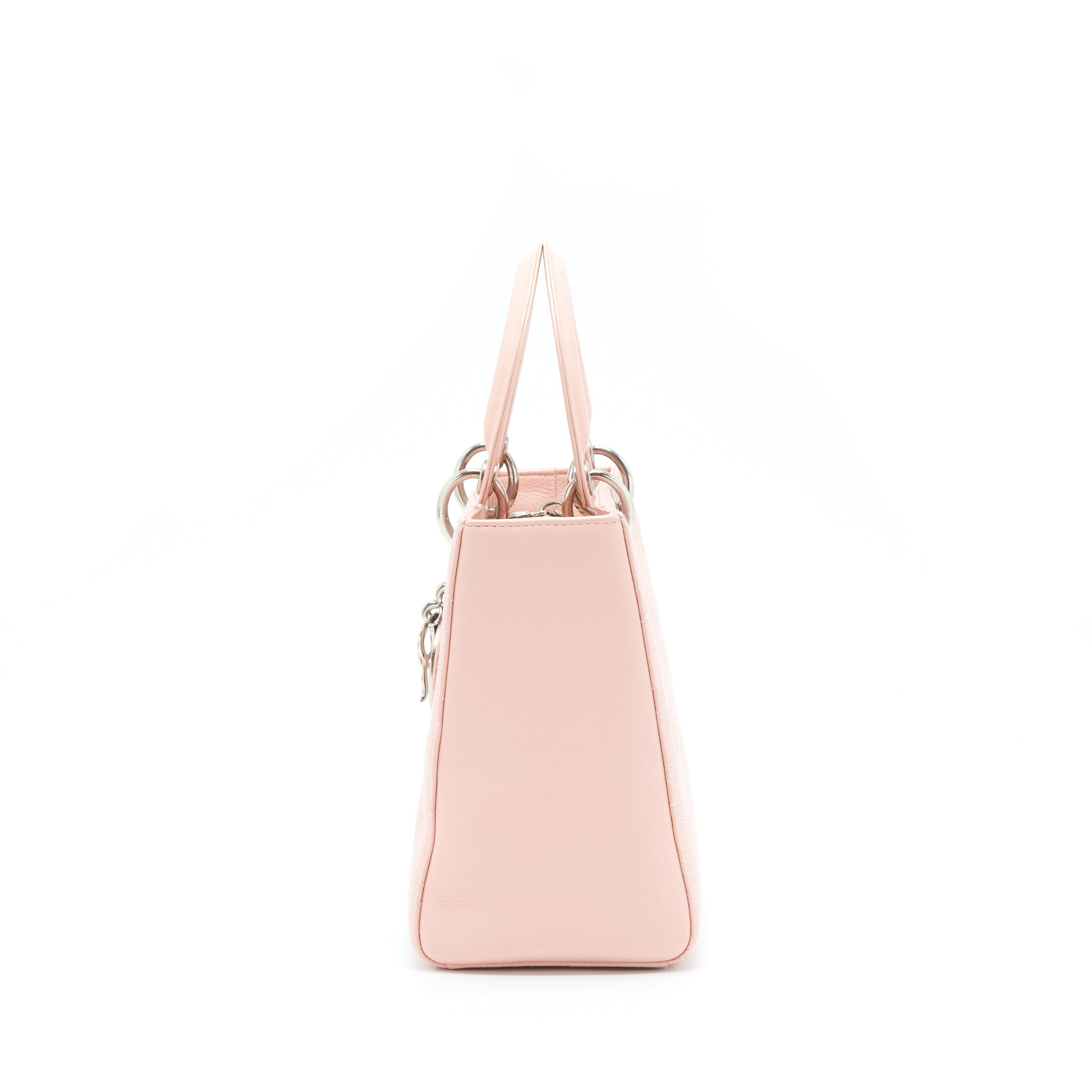 DIOR MEDIUM LADY DIOR CALFSKIN LIGHT PINK SHW