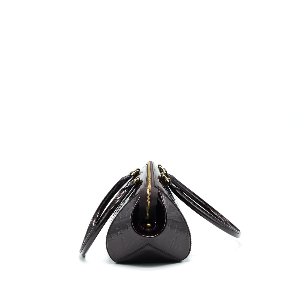 LOUIS VUITTON BOWLING TOTE SHOULDER BAG PATENT LEATHER