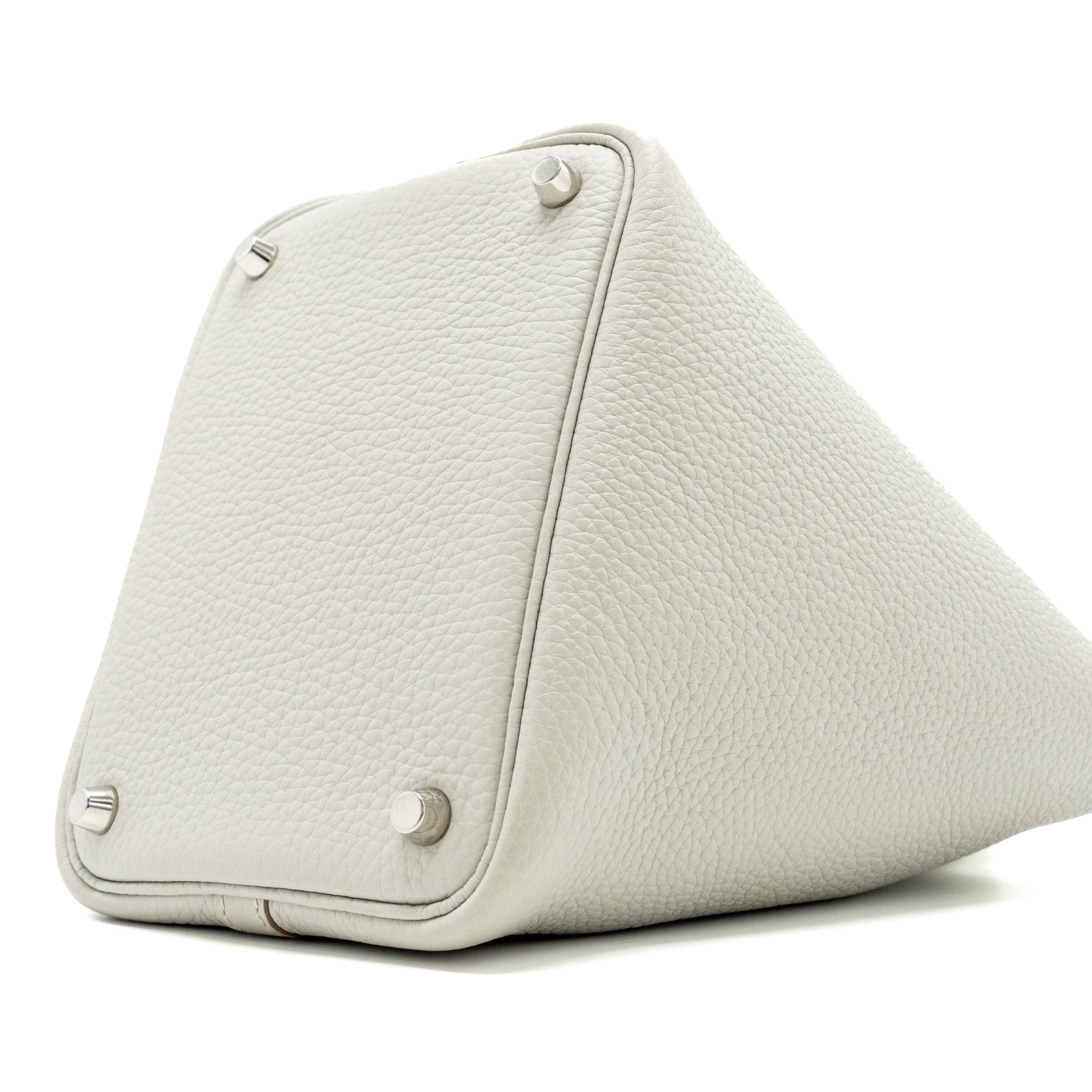 HERMES PICOTIN 18 LOCK BAG CLEMENCE GRIS PERLE SHW