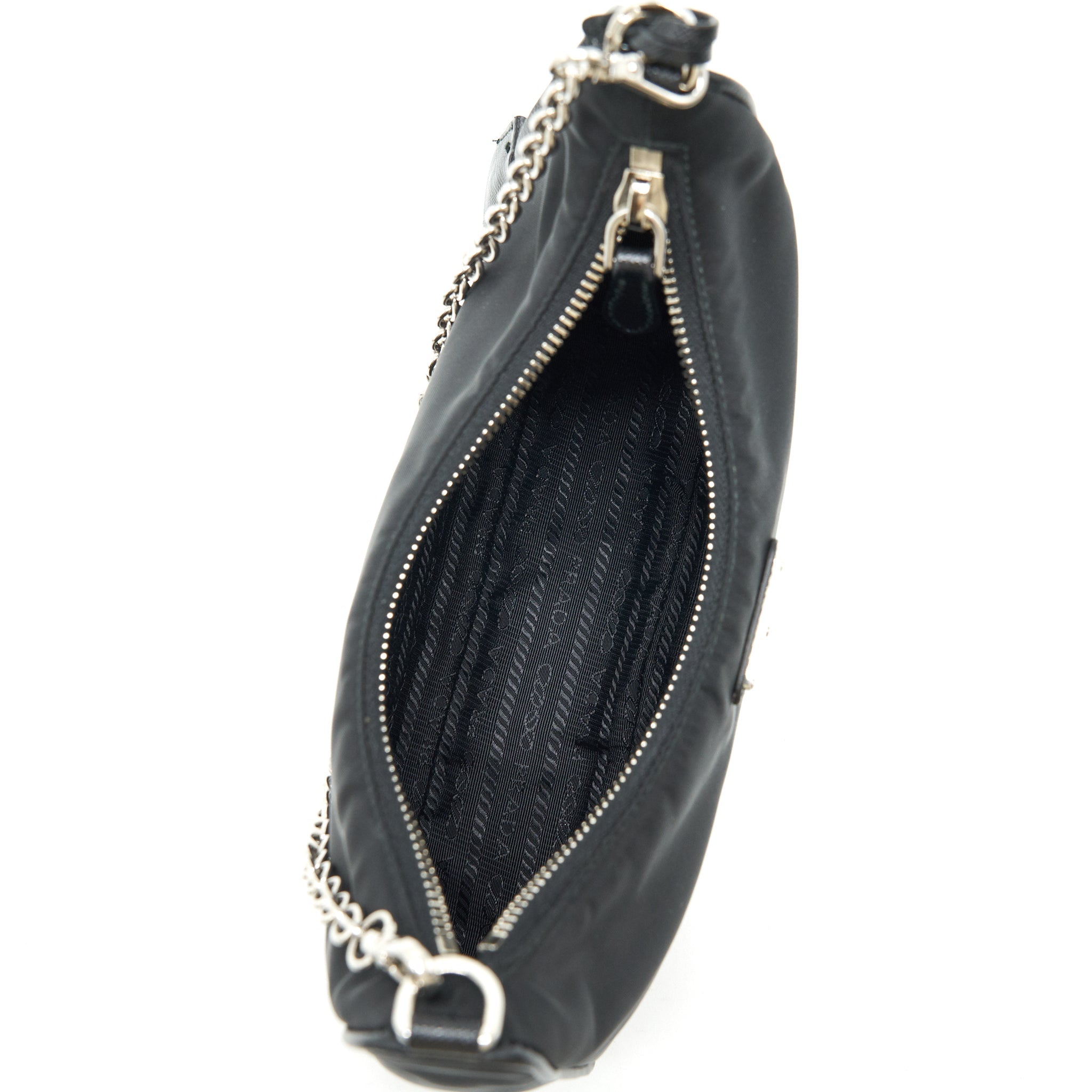 PRADA REEDITION 2005 NYLON BAG BLACK SHW
