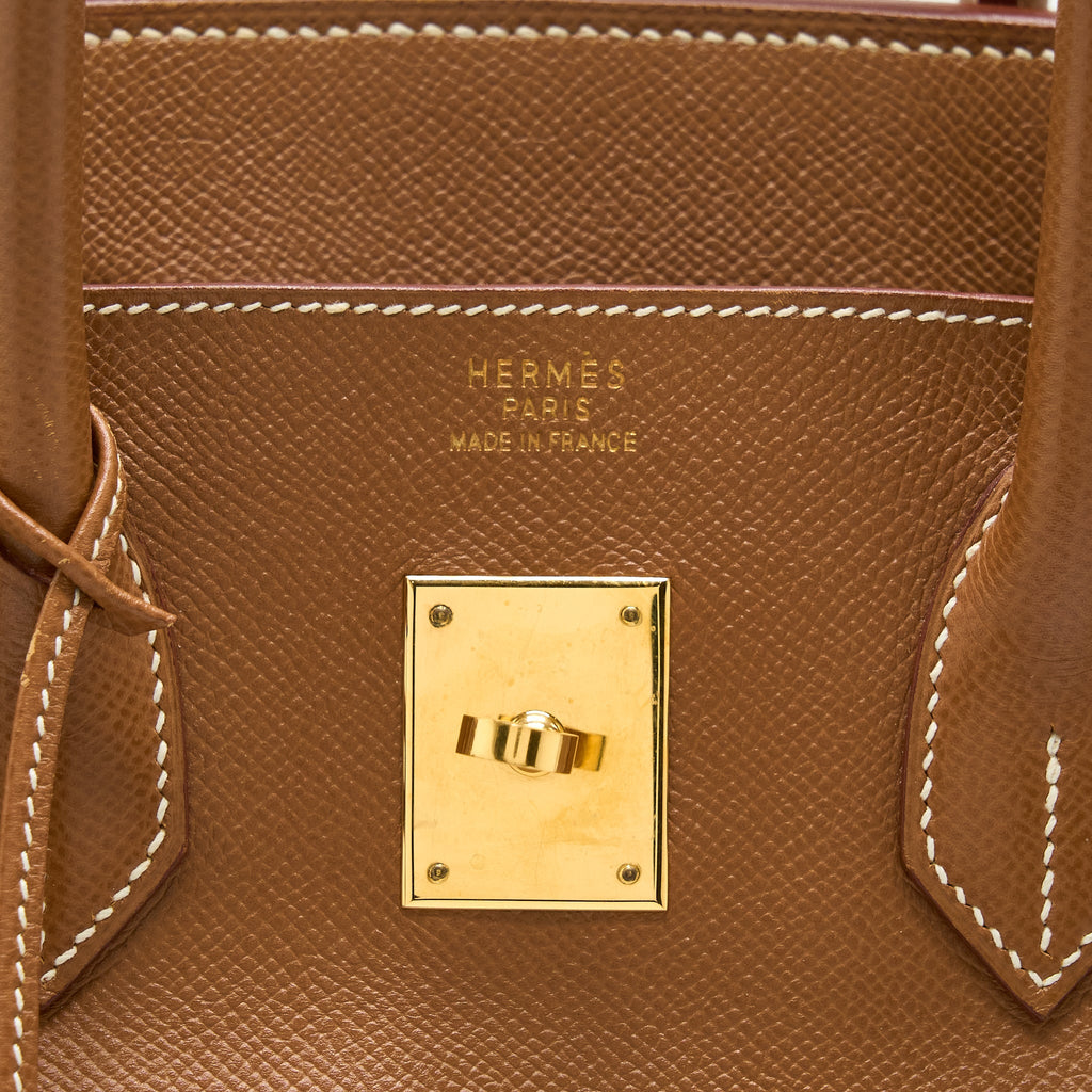 HERMES BIRKIN 35 EPSOM GOLD GHW