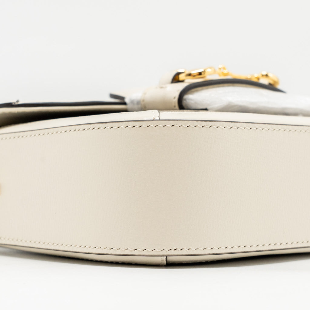 GUCCI MINI HORSEBIT 1955 BAG GG SUPREME CANVAS/LEATHER WHITE/MULTICOLOUR GHW