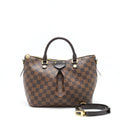 LOUIS VUITTON SIENA MM SHOULDER BAG DAMIER EBENE GHW