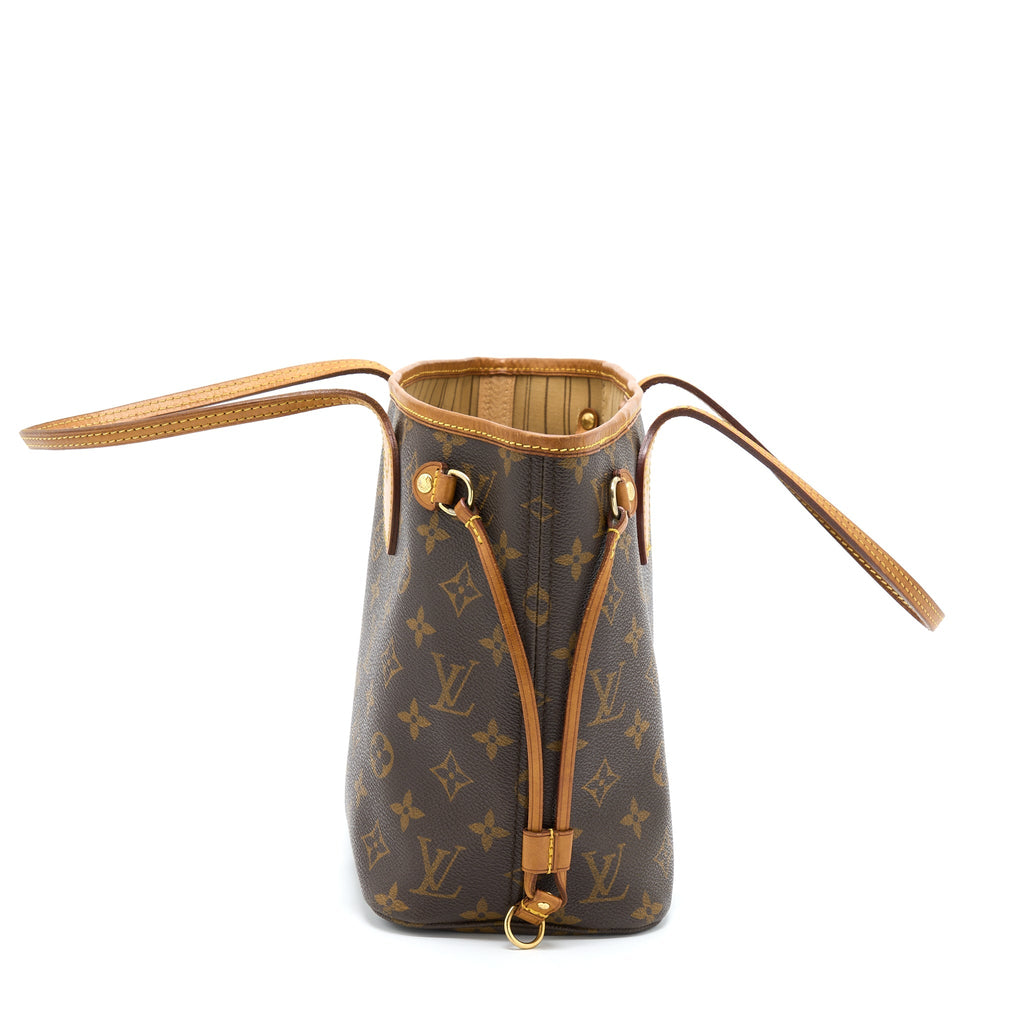 LOUIS VUITTON NEVERFULL PM MONOGRAM CANVAS GHW