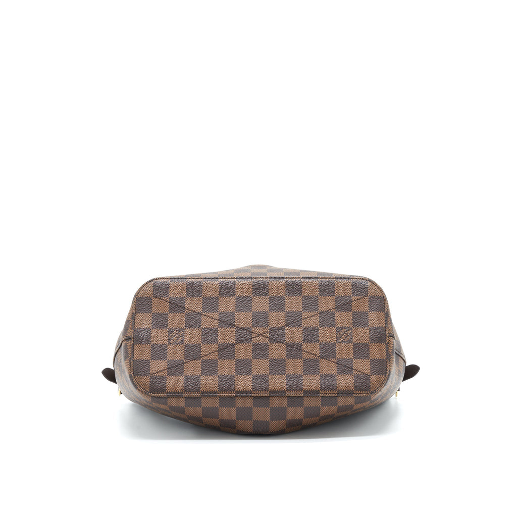 LOUIS VUITTON SIENA MM SHOULDER BAG DAMIER EBENE GHW