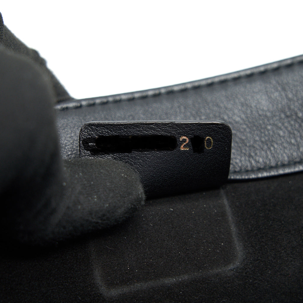 DIOR SMALL LEATHER BOOKTOTE SO BLACK