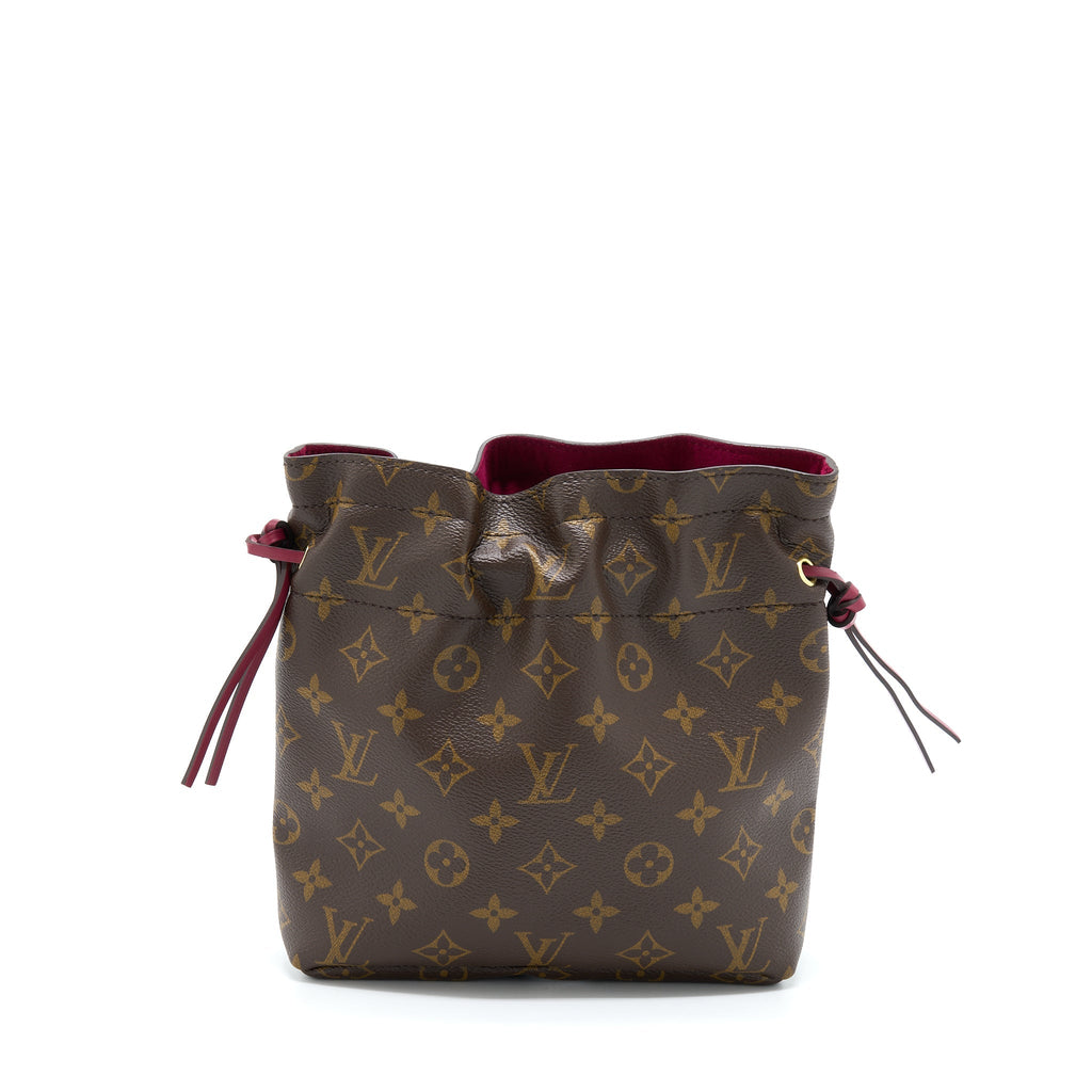 LOUIS VUITTON NOE POUCH MONOGRAM CANVAS GHW