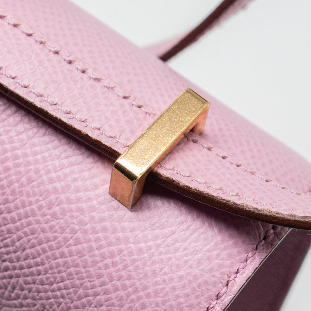 HERMES MINI CONSTANCE EPSOM MAUVE SYLVESTRE RGHW