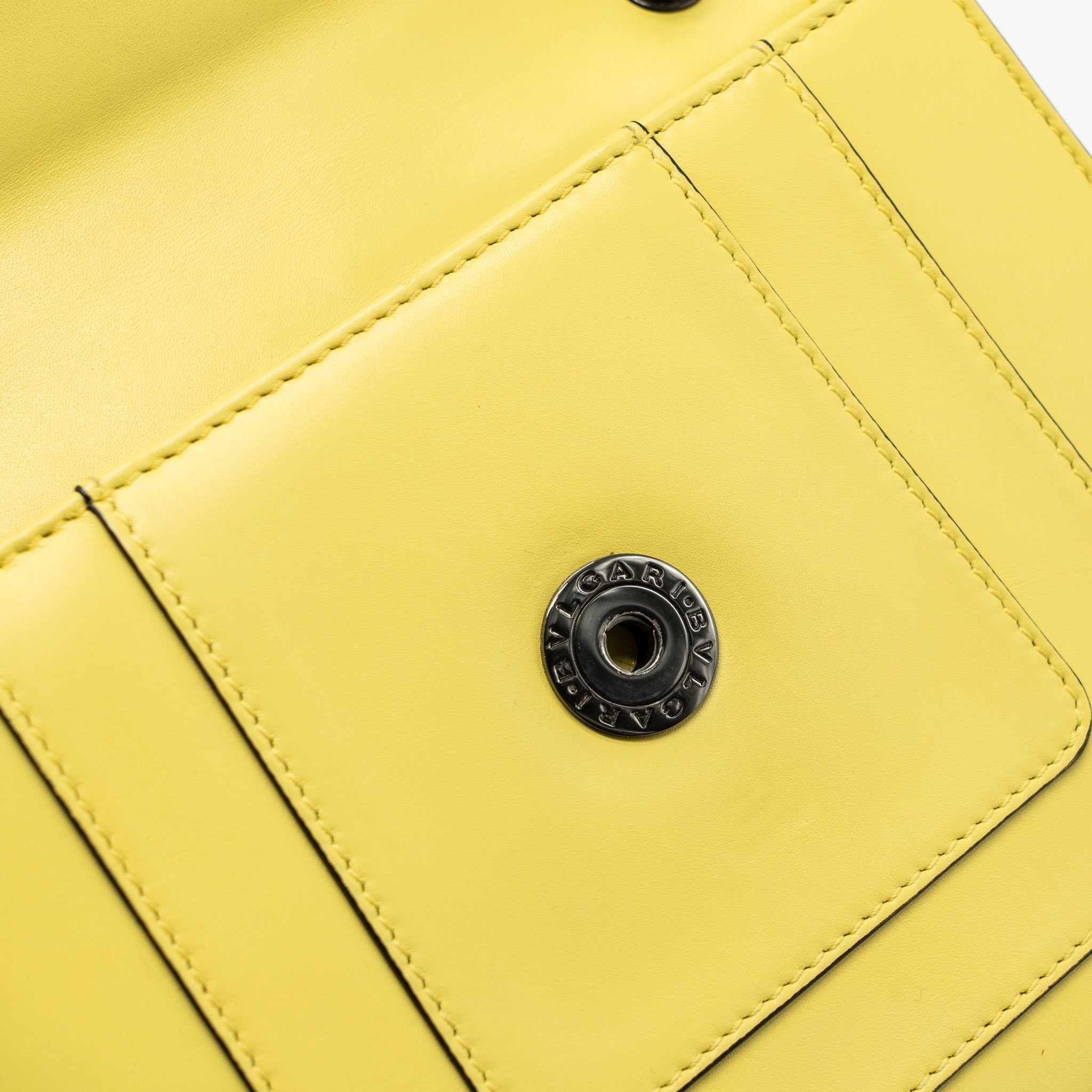 BVLGARI SERPENTI FOREVER CROSSBODY BAG CALFSKIN YELLOW RUTHENIUM HARDWARE