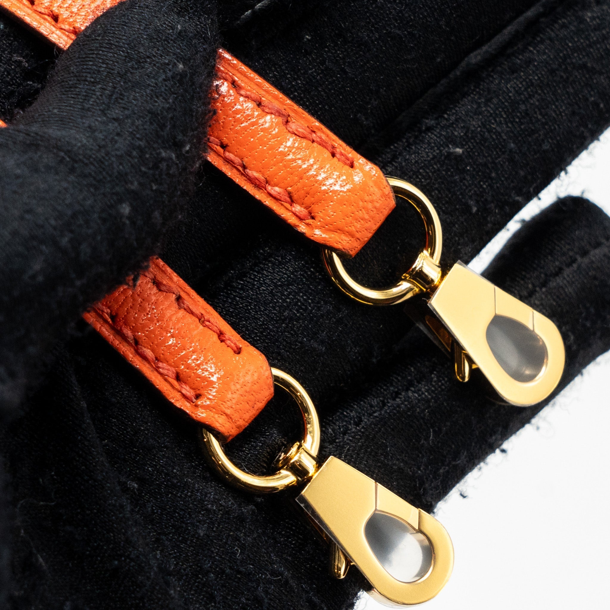 HERMES MINI BOLIDE CHEVRE MYSORE POPPY ORANGE GHW