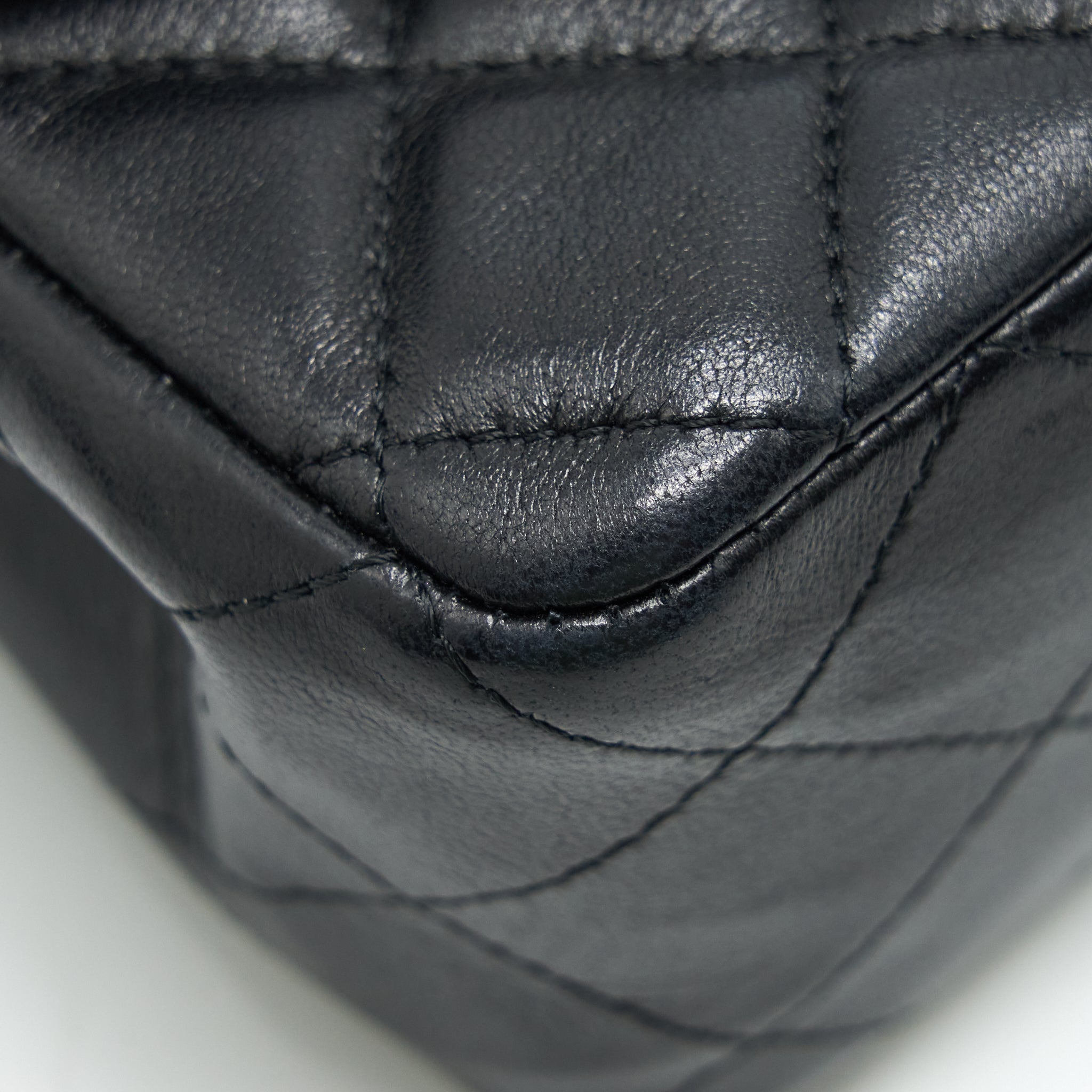 CHANEL MINI RECTANGULAR FLAP BAG LAMBSKIN BLACK GHW